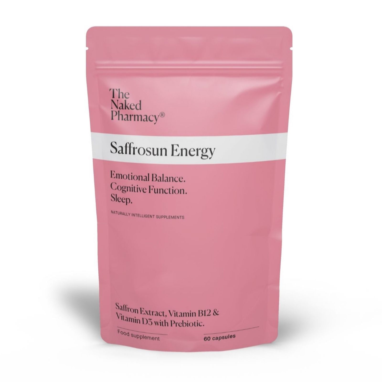 The Naked Pharmacy TMSaffrosun Energy - Saffron Supplement , 60 capsules