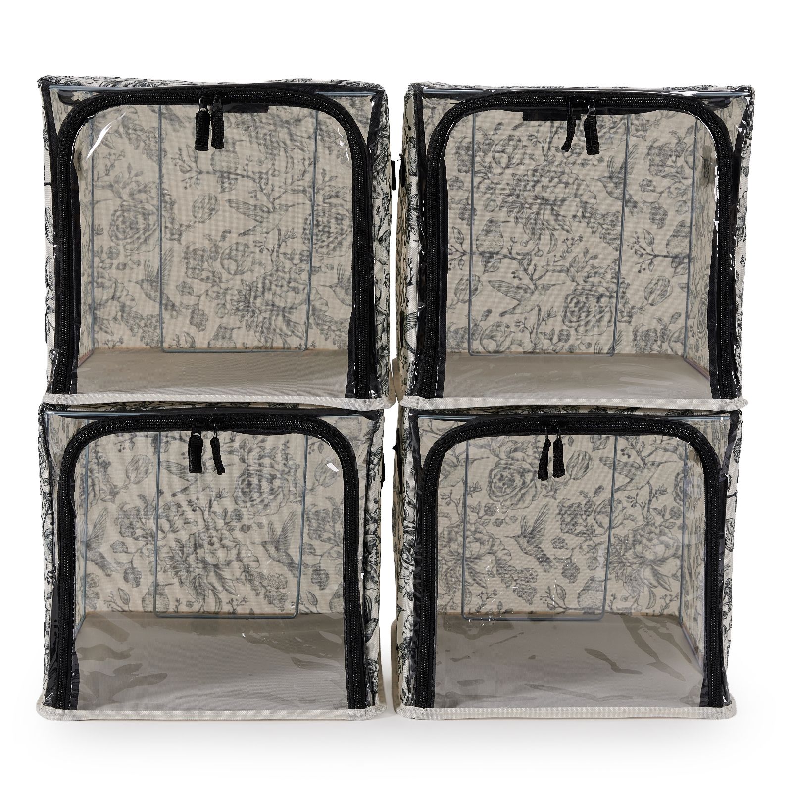 Periea Set of 4 Stackable Storage Cubes