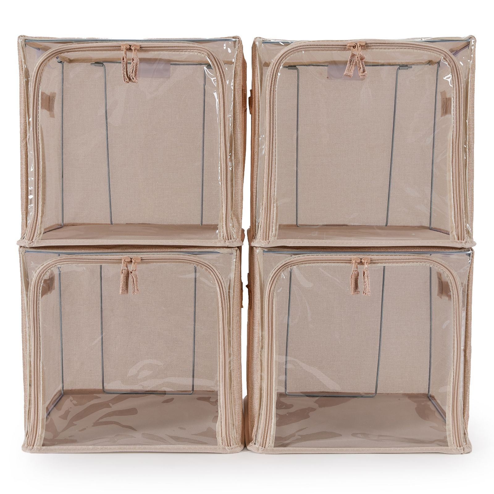 Periea Set of 4 Stackable Storage Cubes