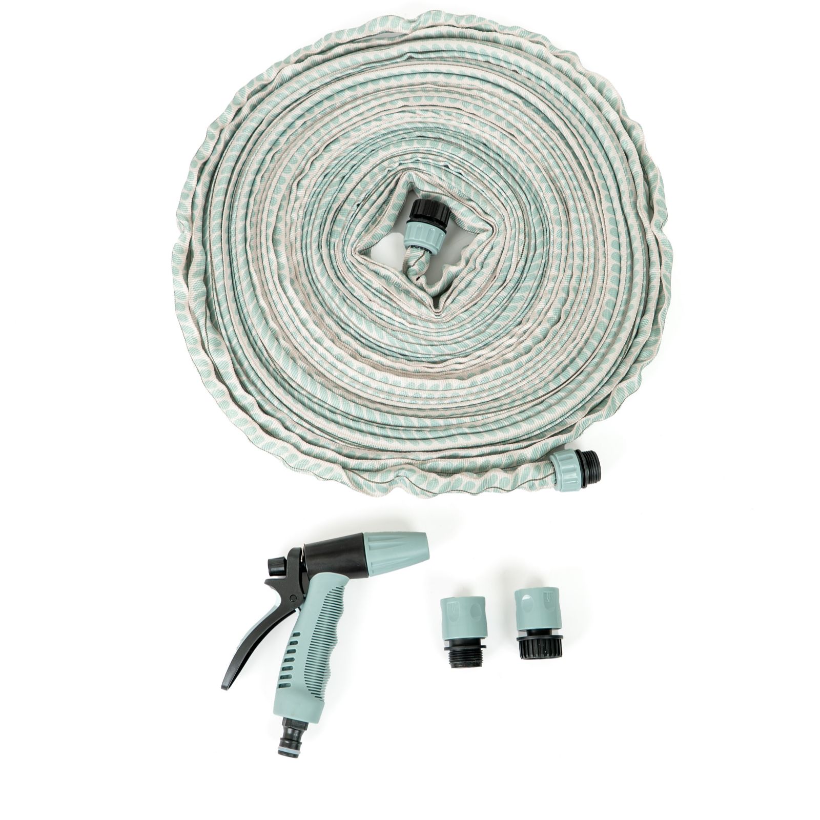 Bernini Patterned HydroHose with Quick Connectors and Adjustable Spray Gun