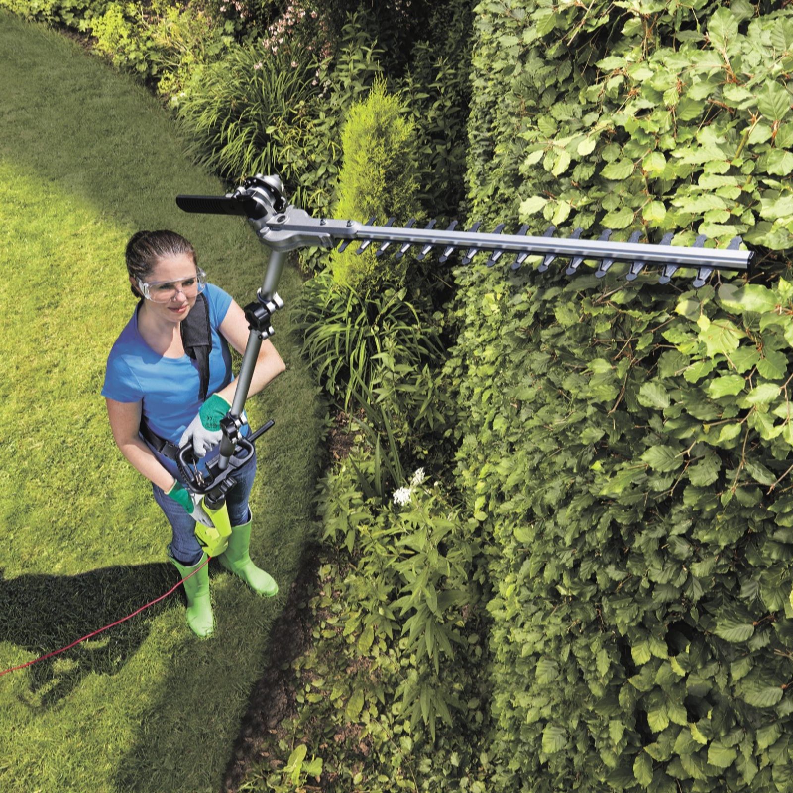 Thompson & Morgan 900W Extendable Hedge Trimmer