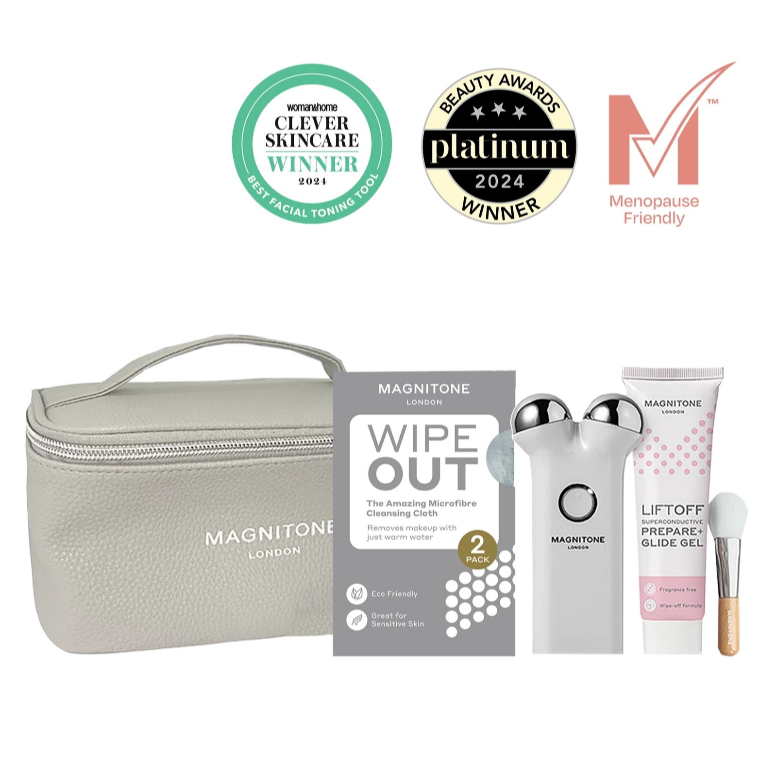 Magnitone Lift Off Microcurrent Facial Toning Gift Set QVC UK