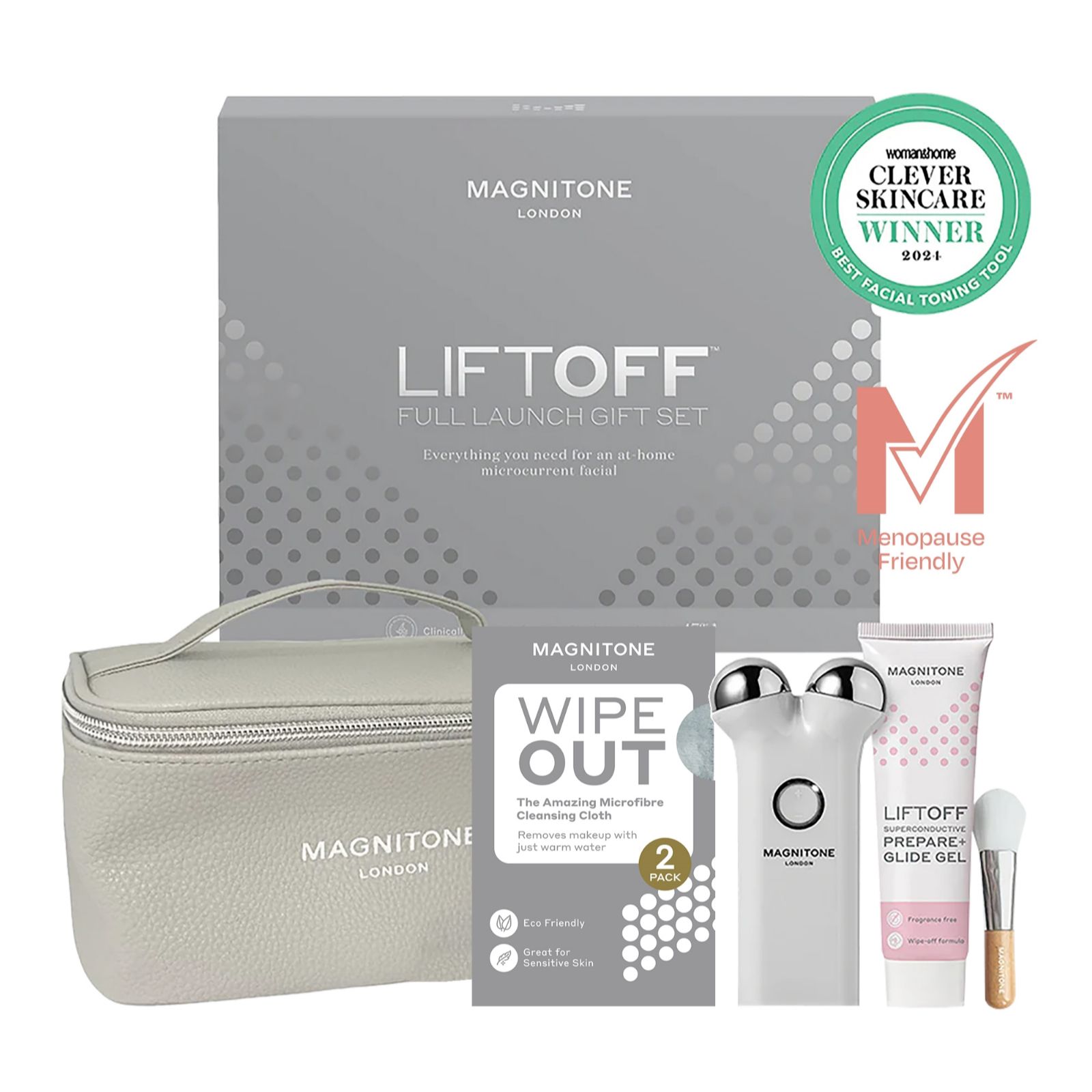 Magnitone Lift Off Microcurrent Facial Toning Gift Set QVC UK