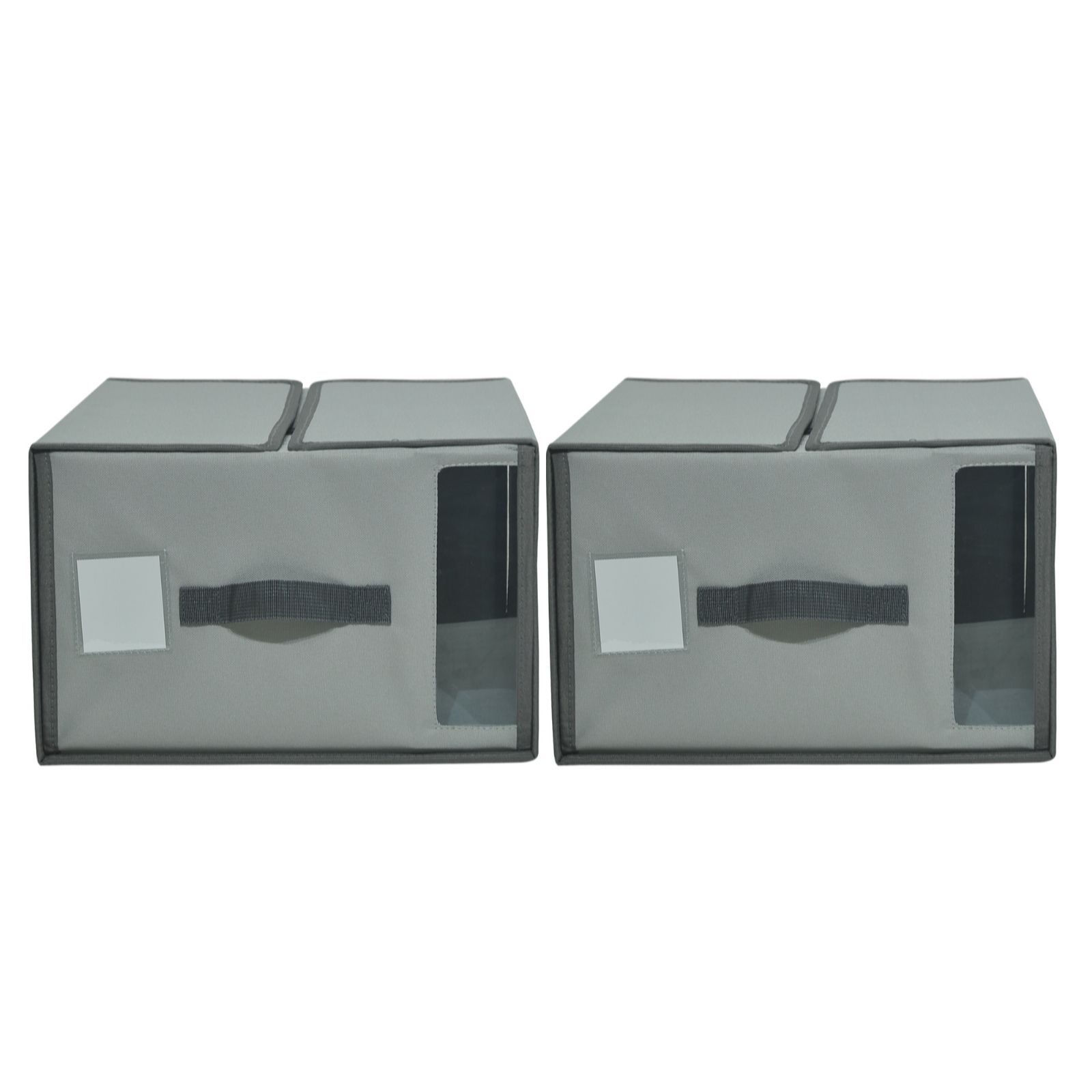 Organised Options Set of 2 Collapsible 13.5L Storage Boxes