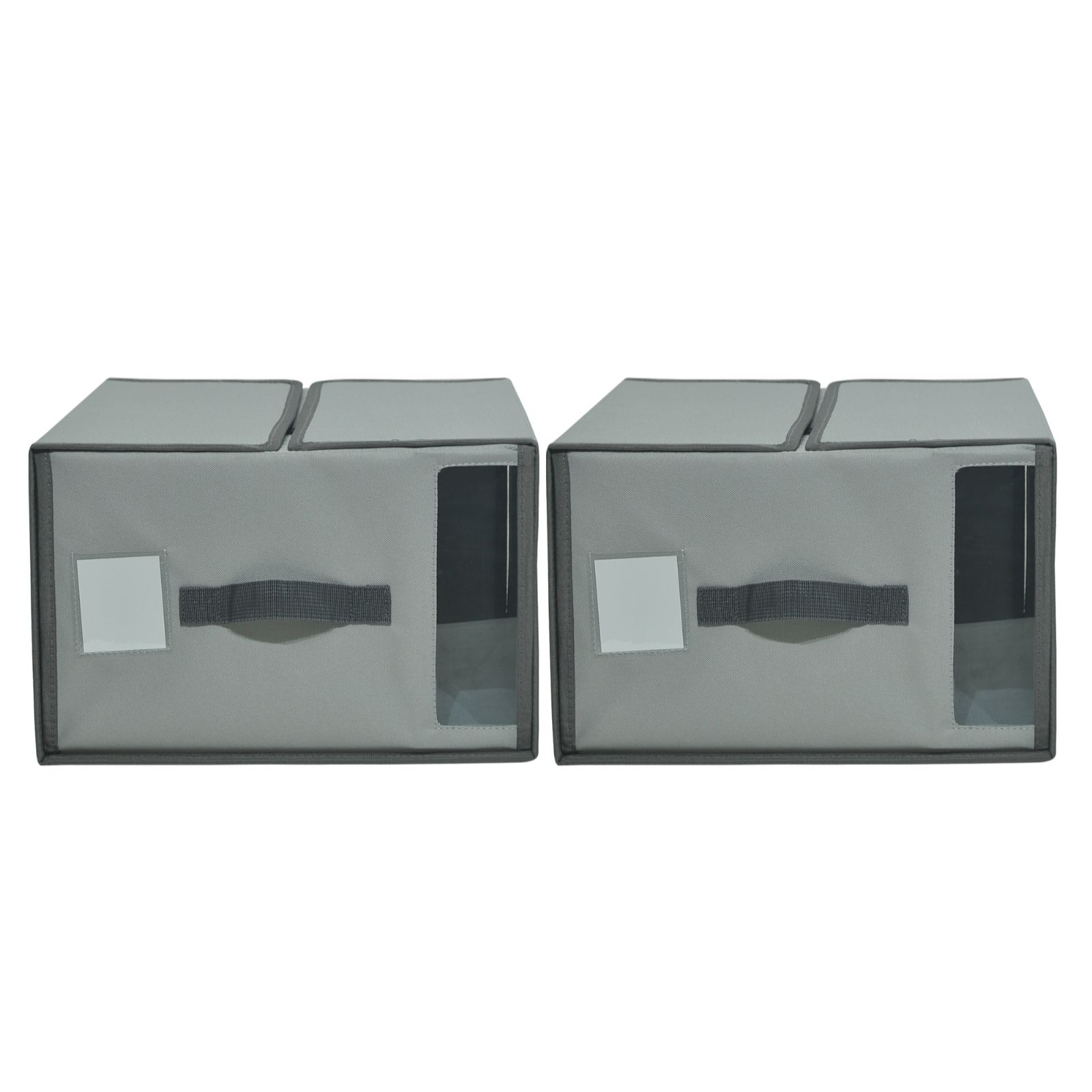 Organised Options Set of 2 Collapsible 13.5L Storage Boxes