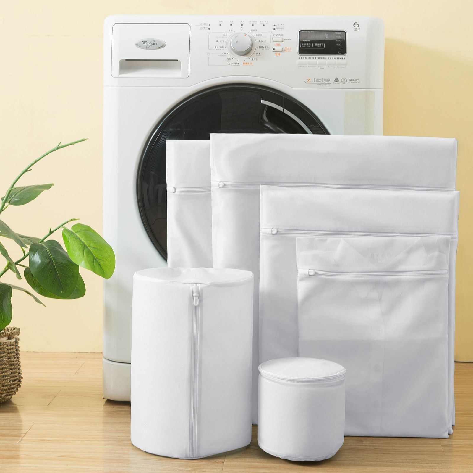 SiMPLi Set of 6 Anti Bacterial Mesh Wash Bags