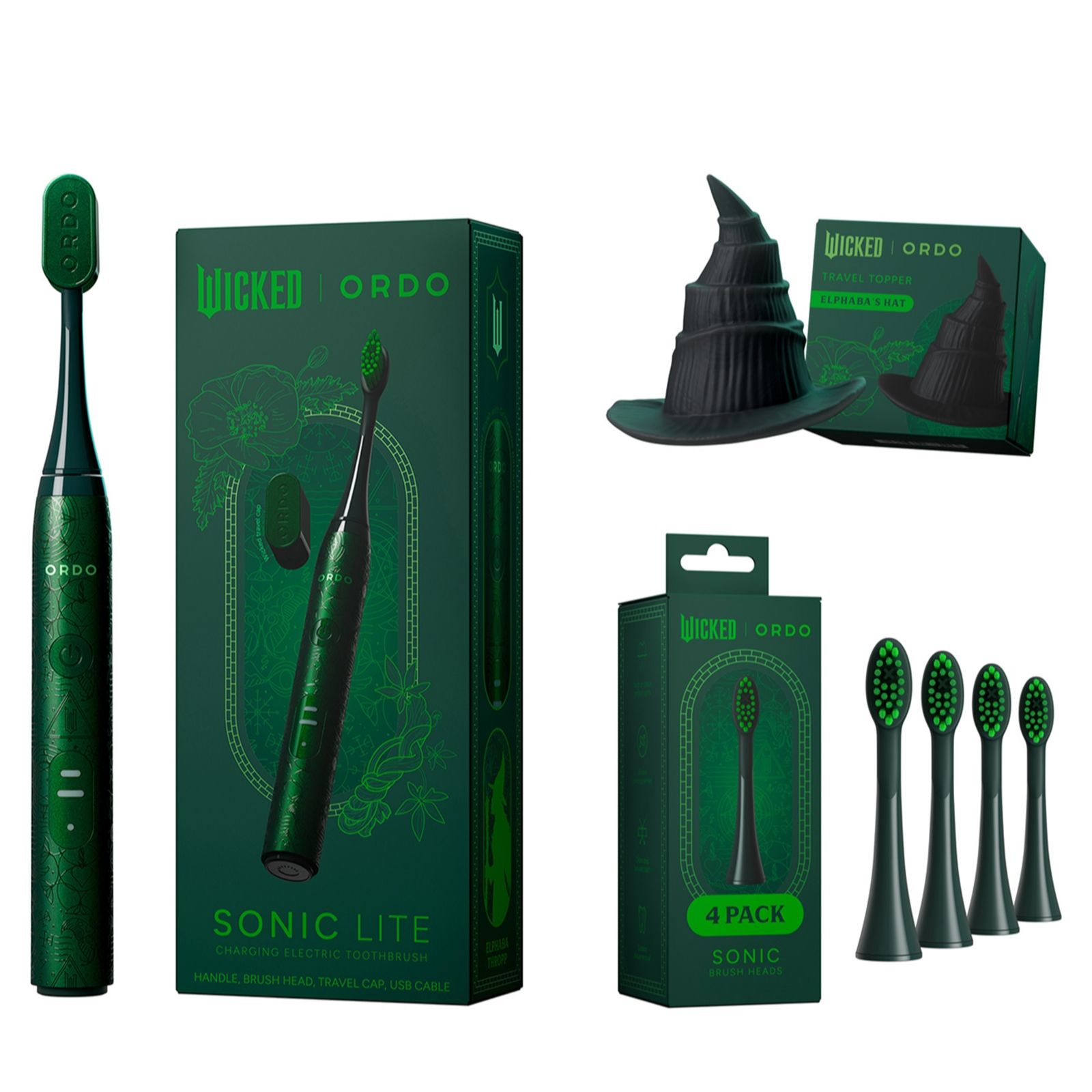Ordo Sonic Lite Toothbrush Bundle Wicked Edition