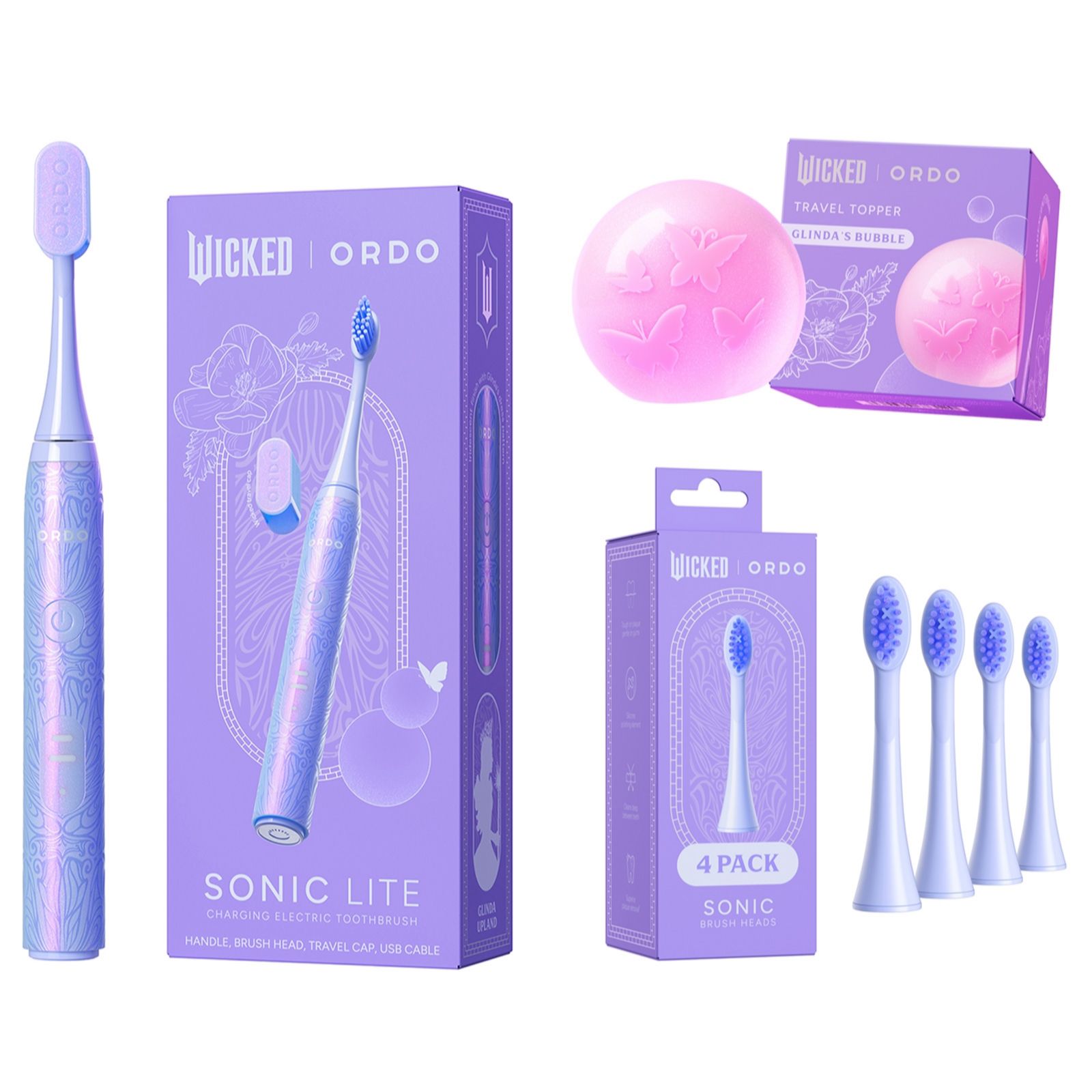 Ordo Sonic Lite Toothbrush Bundle Wicked Edition