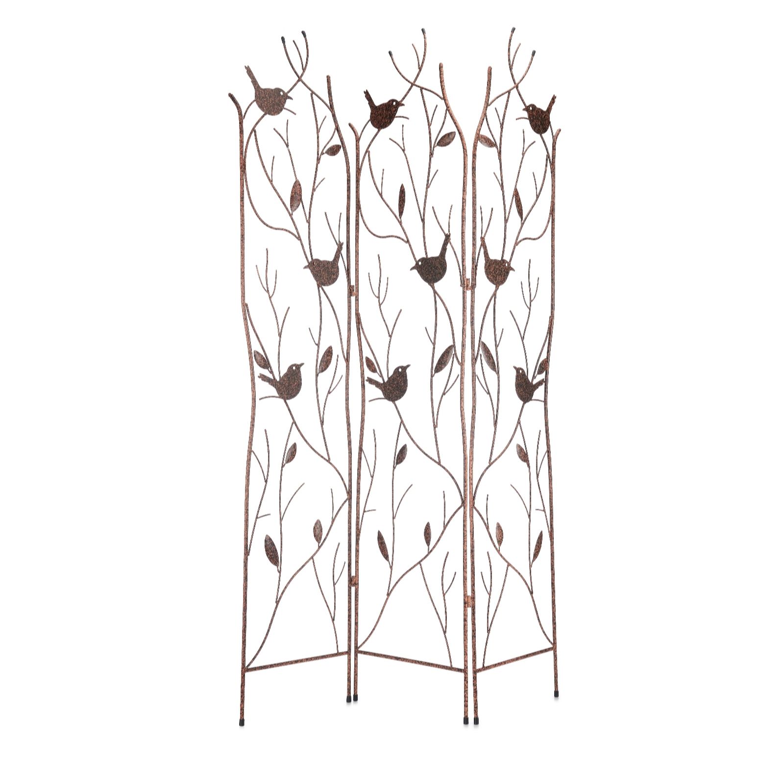 Garden Stories Metal Birds Folding Garden Screen 140cm