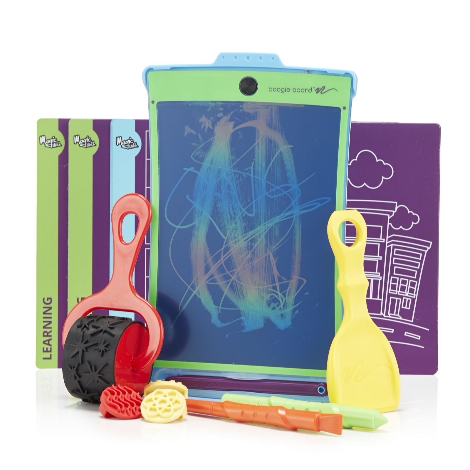 Magic Sketch Mess Free Boogie Board With Accessories Qvc Uk