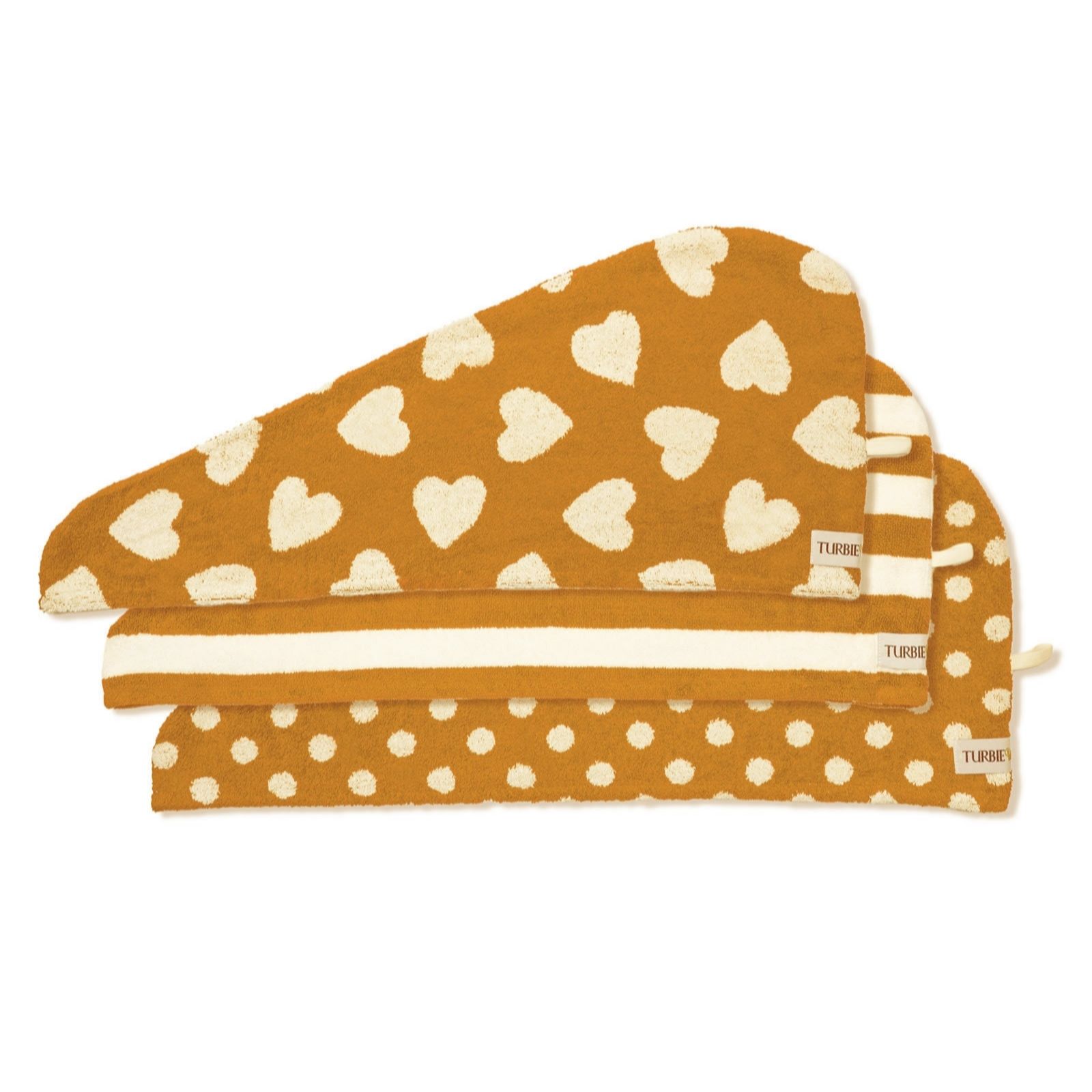 Turbie Twist Set of 3 100% Cotton Hair Towels