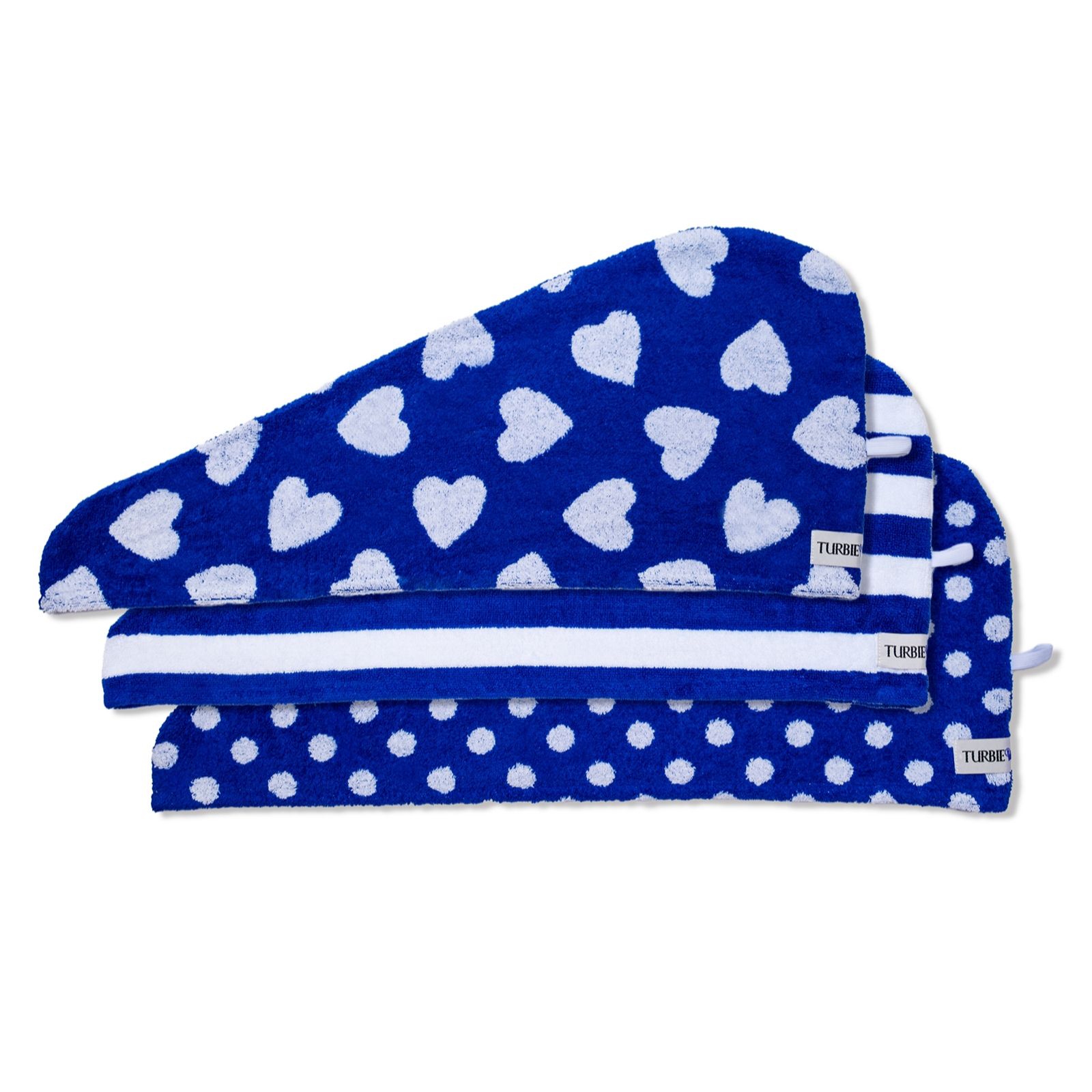 Turbie Twist Set of 3 100% Cotton Hair Towels