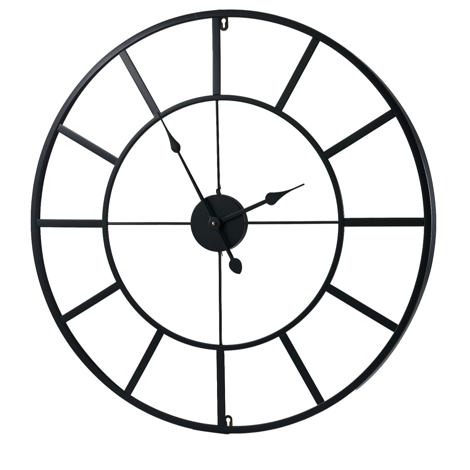 abode Indoor/Outdoor Light Up Skeleton Wall Clock 60cm