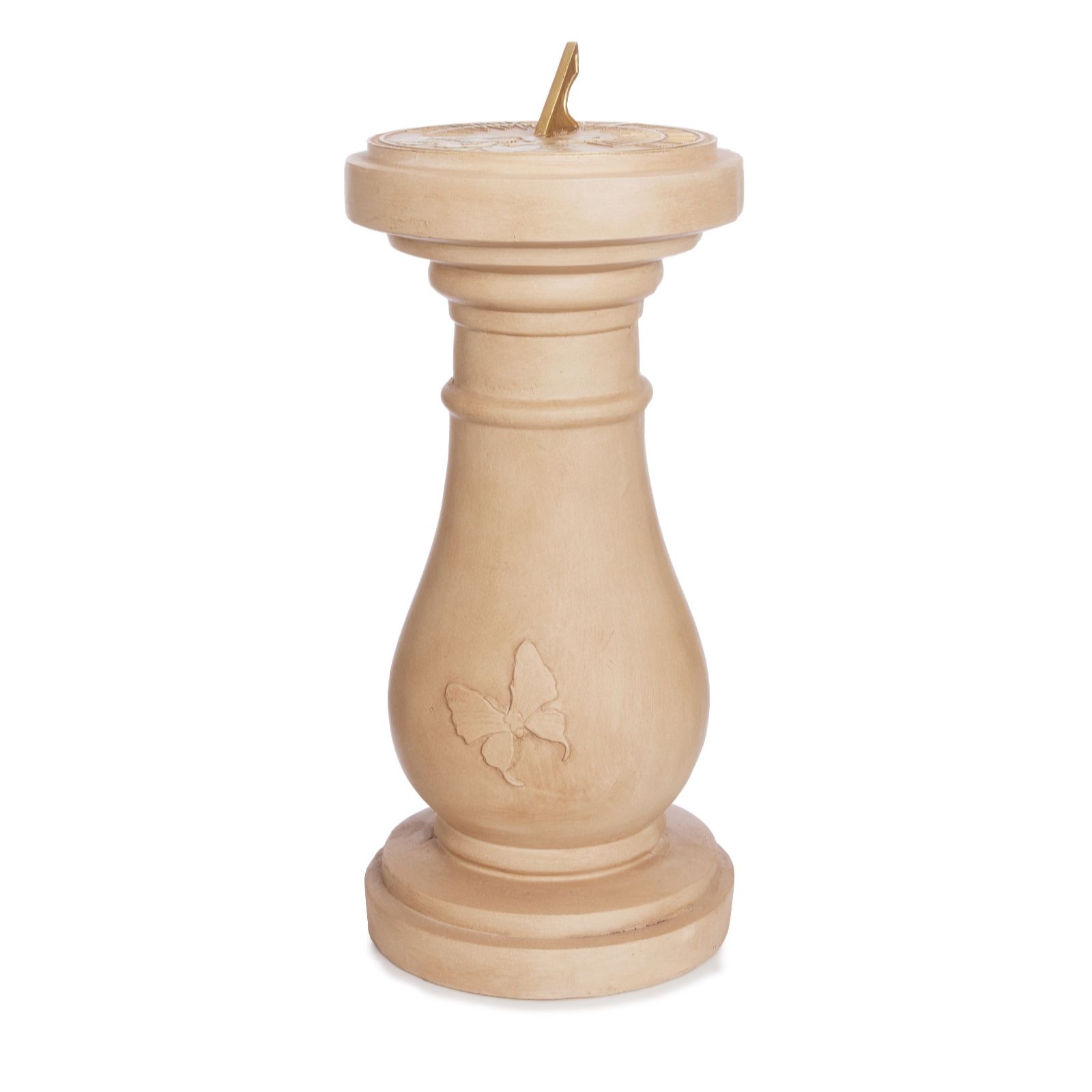 Outlet Garden Stories Sundial with Butterfly Stand Detail 60cm