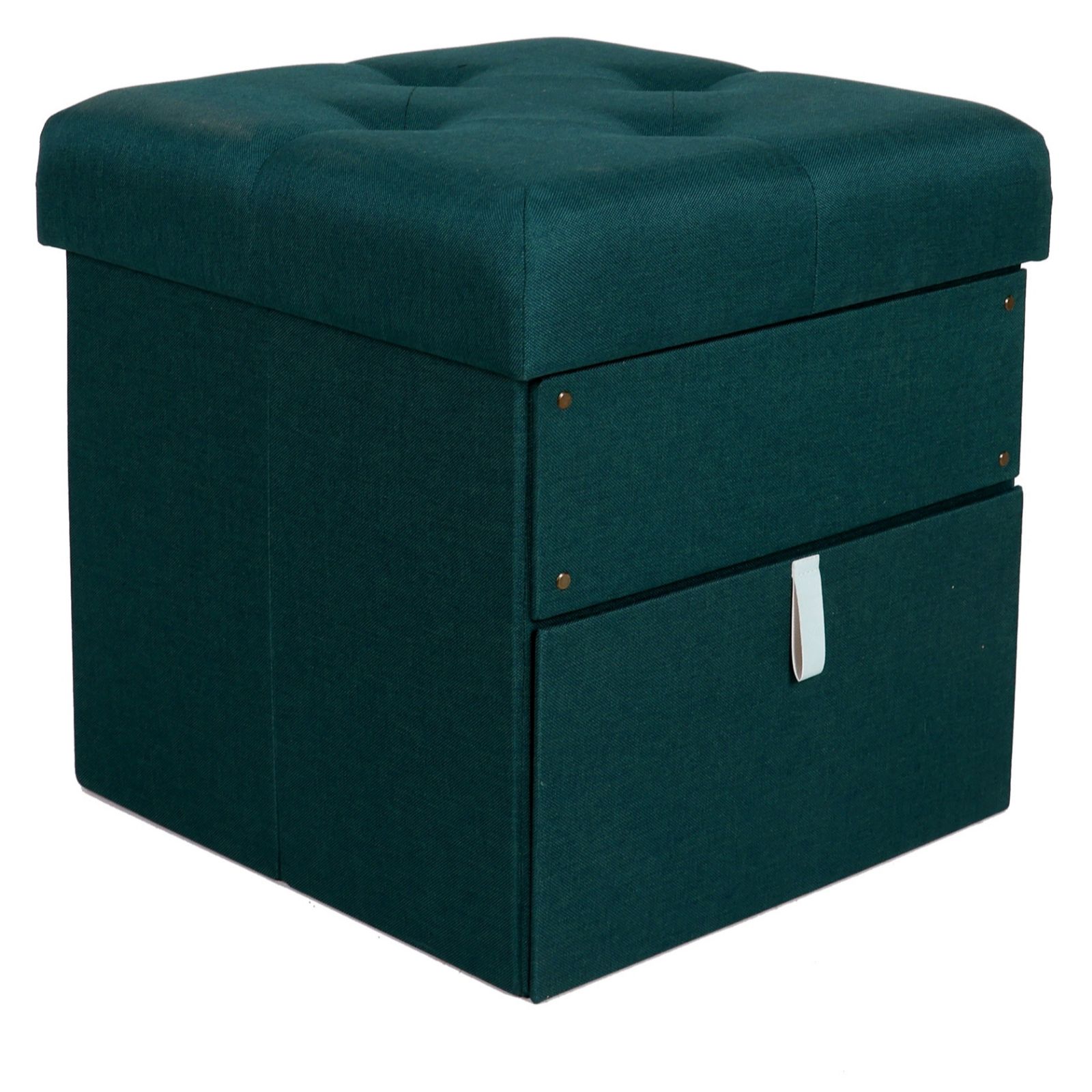 Kvell Collapsible Storage Stool with Drawer