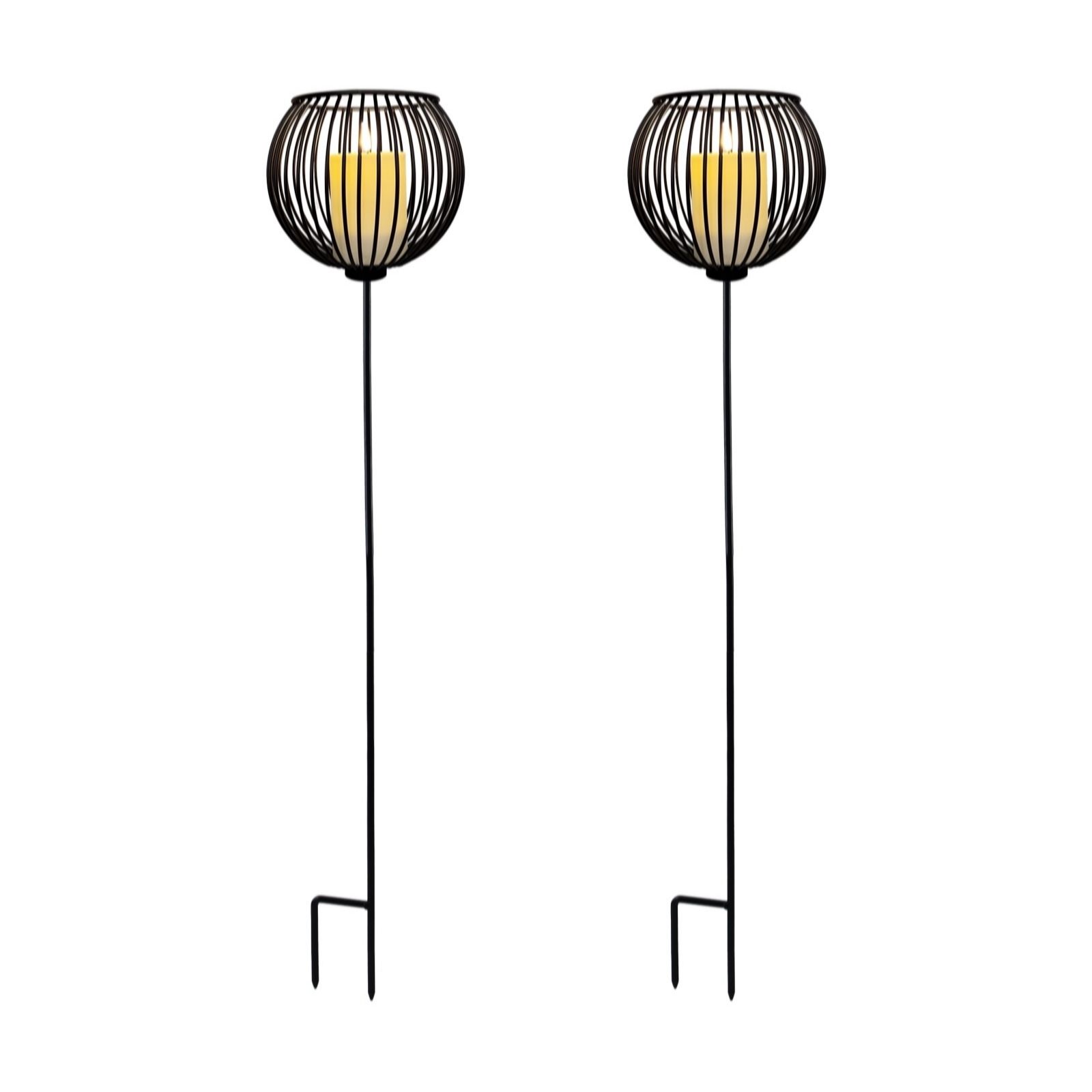 Outlet K by Kelly Hoppen Set of 2 89cm Garden Candle Holders