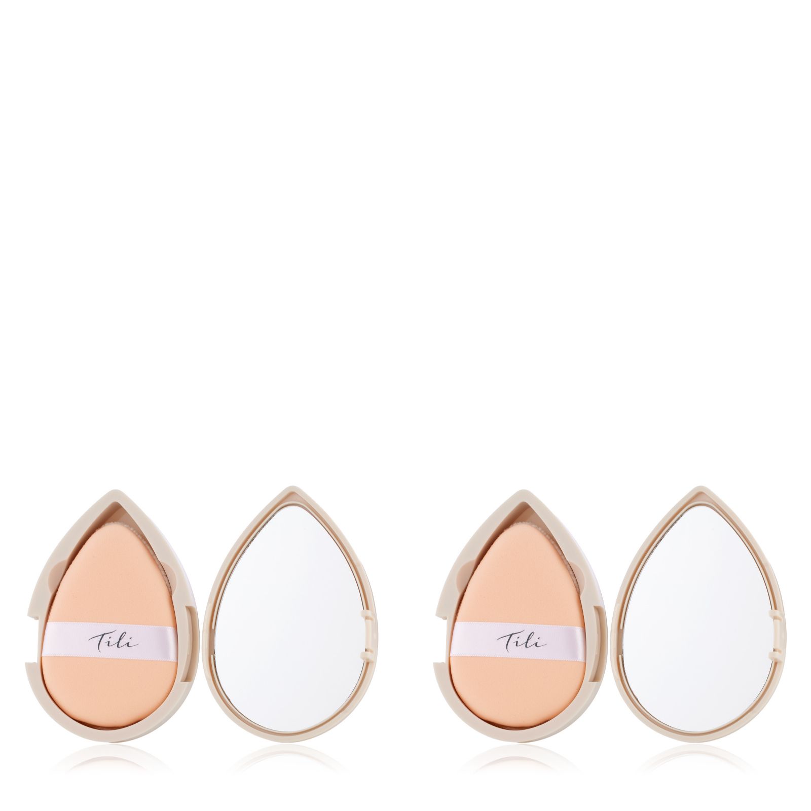 Tili Set of 2 Compact Mirror & Puff