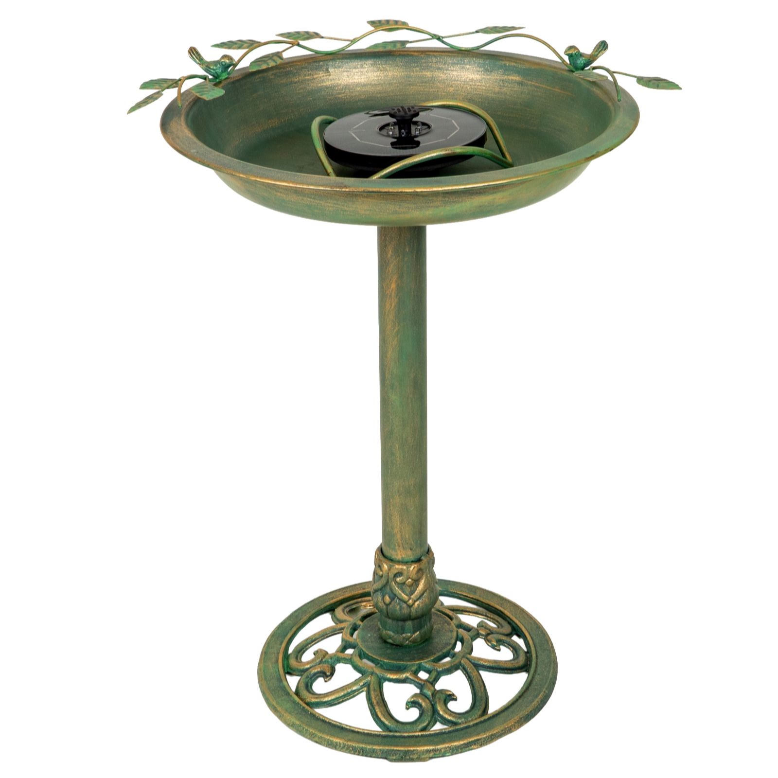 Outlet Bernini Colour Changing Steel Bird Bath Fountain