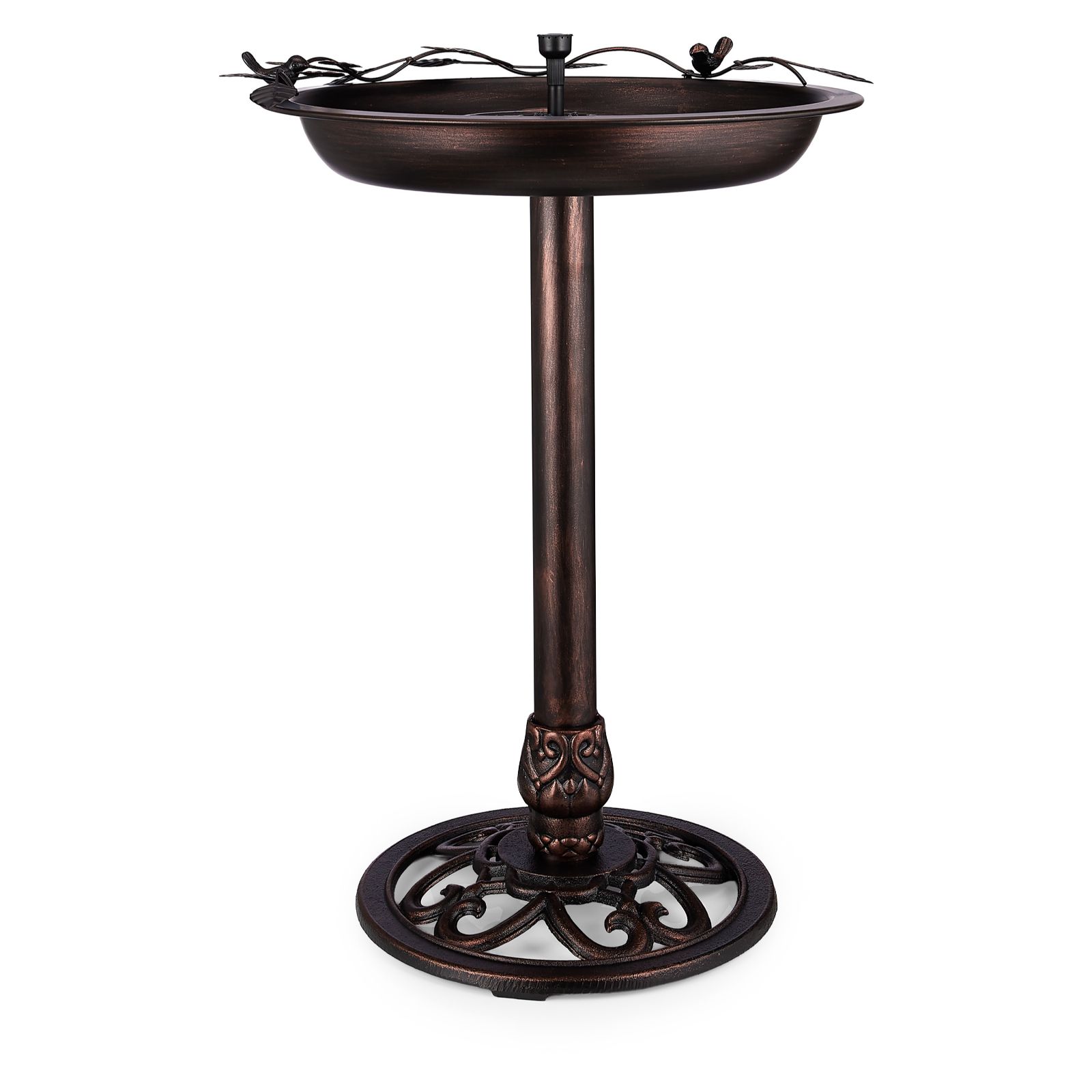 Outlet Bernini Colour Changing Steel Bird Bath Fountain