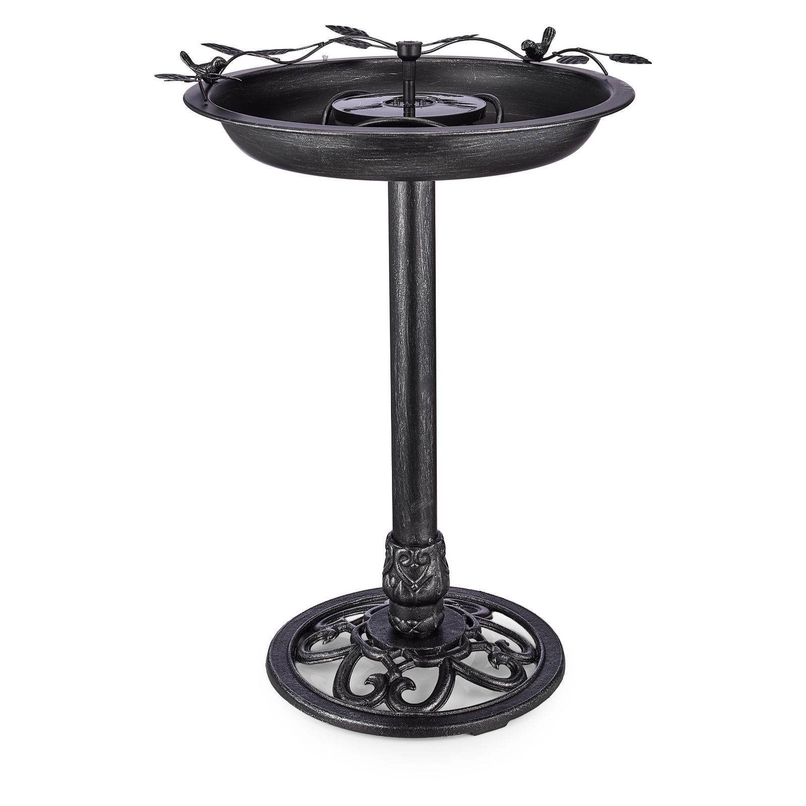 Outlet Bernini Colour Changing Steel Bird Bath Fountain