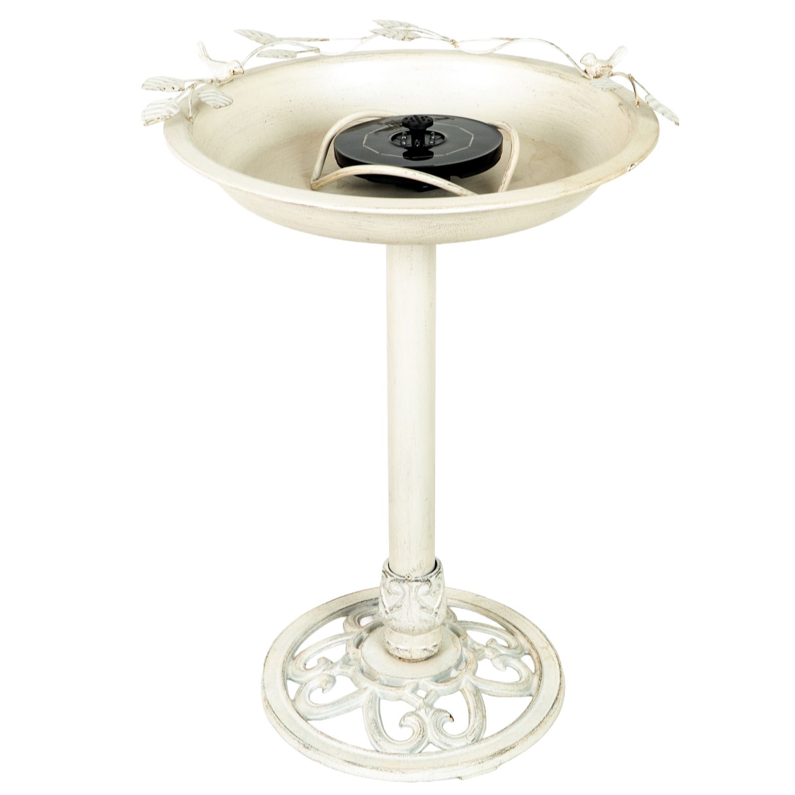 Outlet Bernini Colour Changing Steel Bird Bath Fountain