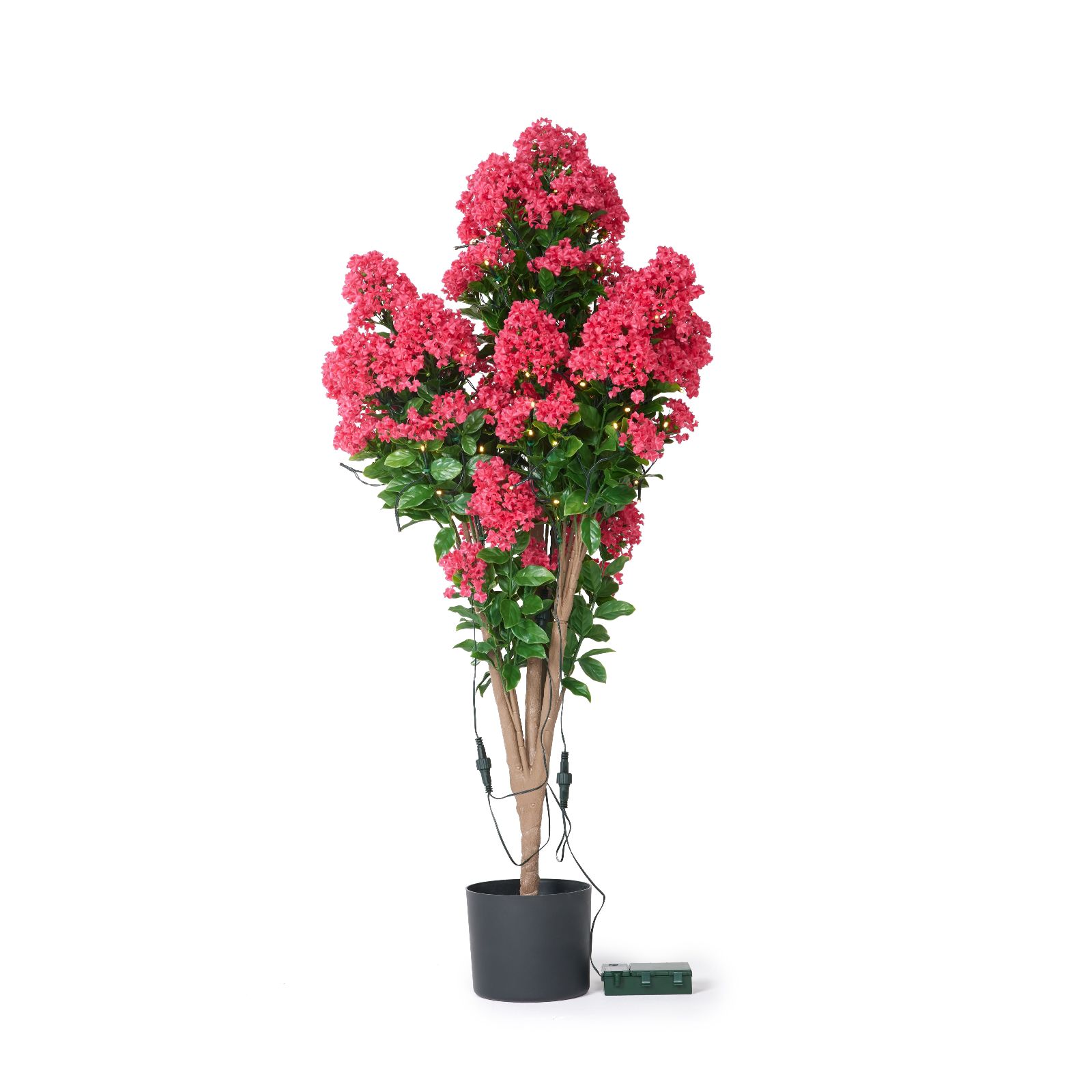 Garden Reflections Pre Lit Faux Crepe Myrtle Tree