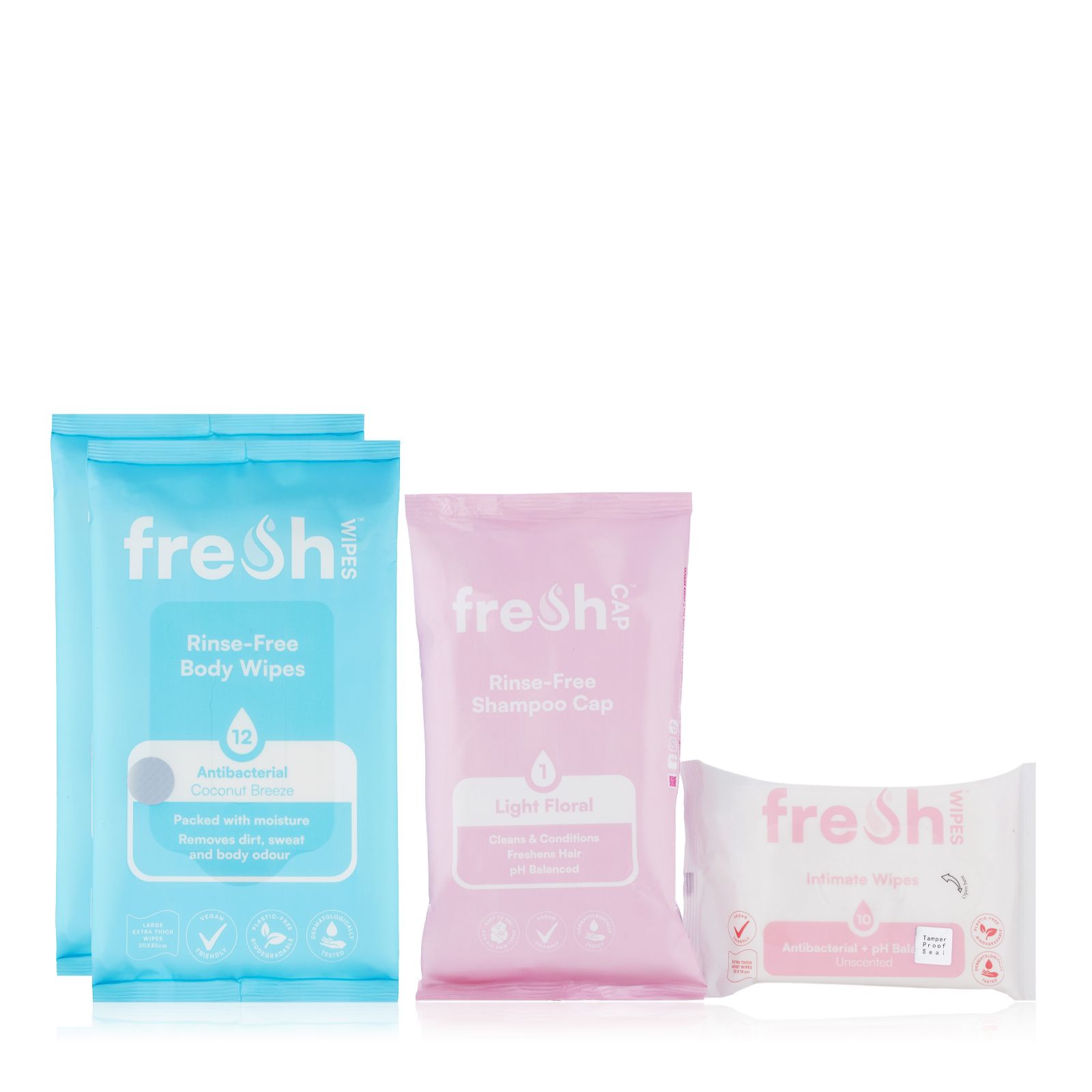 FreshWipes Try Me Collection Set of 4 Packs