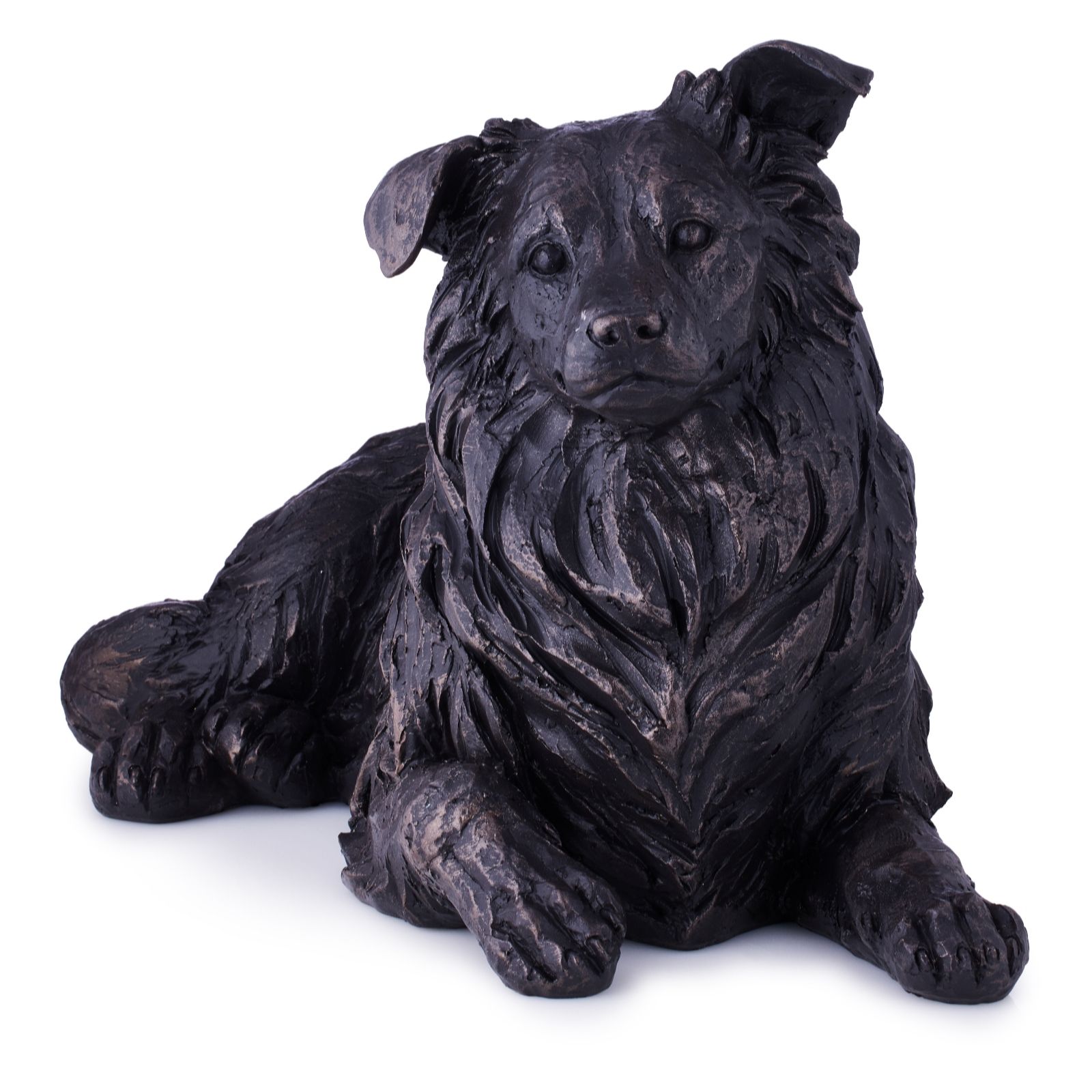 Garden Stories Barney the Border Collie Dog Sculpture