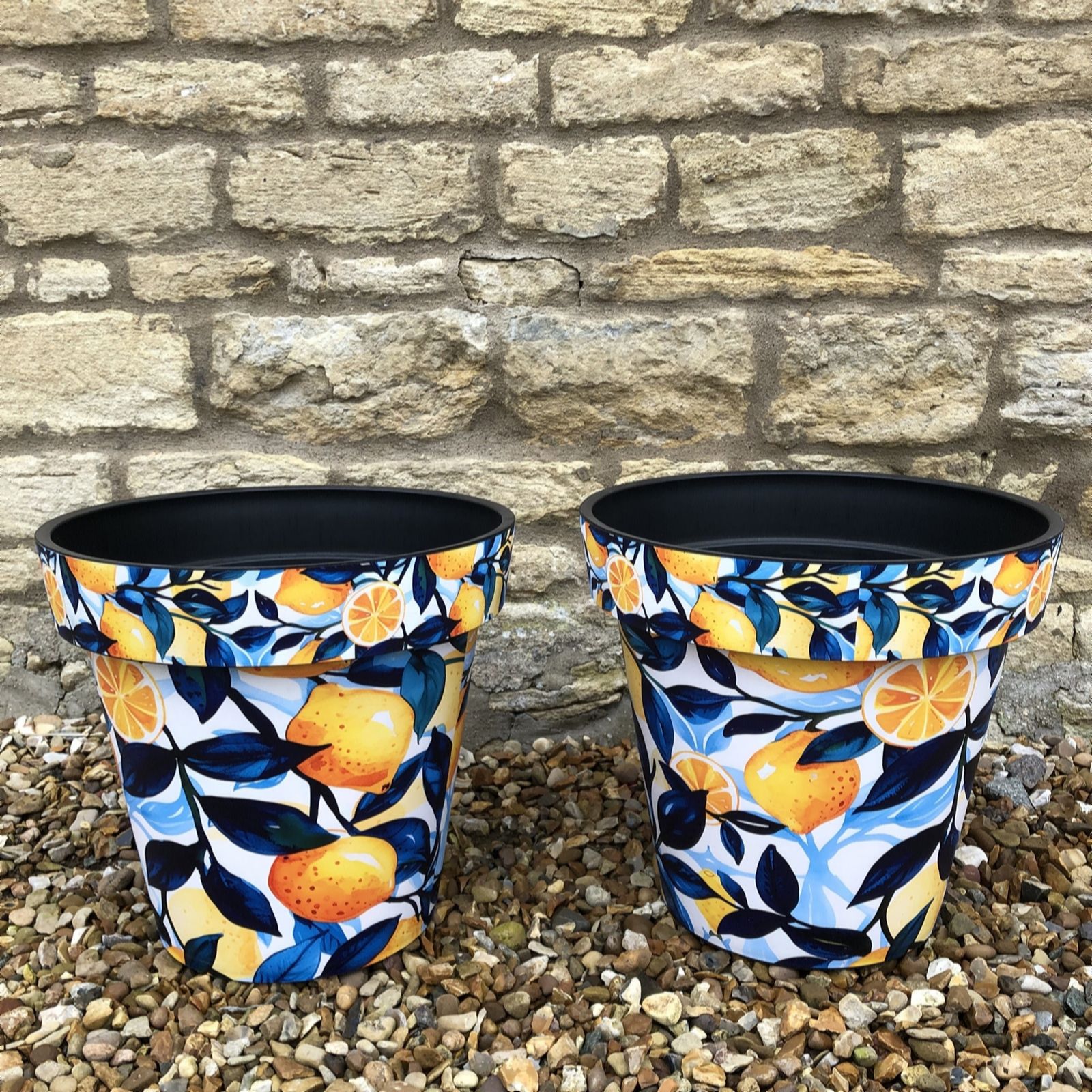 Plants2Gardens Sicillian Planters Pair Large