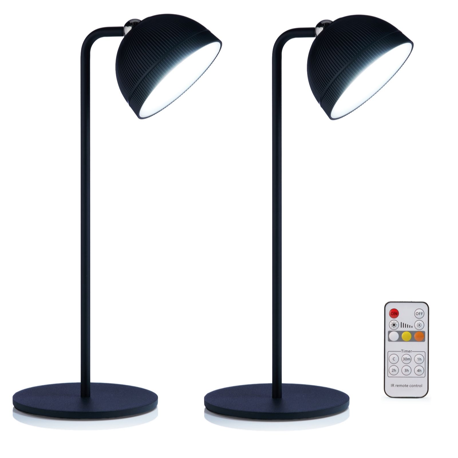 SiMPLi Set of 2 Indoor & Outdoor 4in1 Lamps with Remote