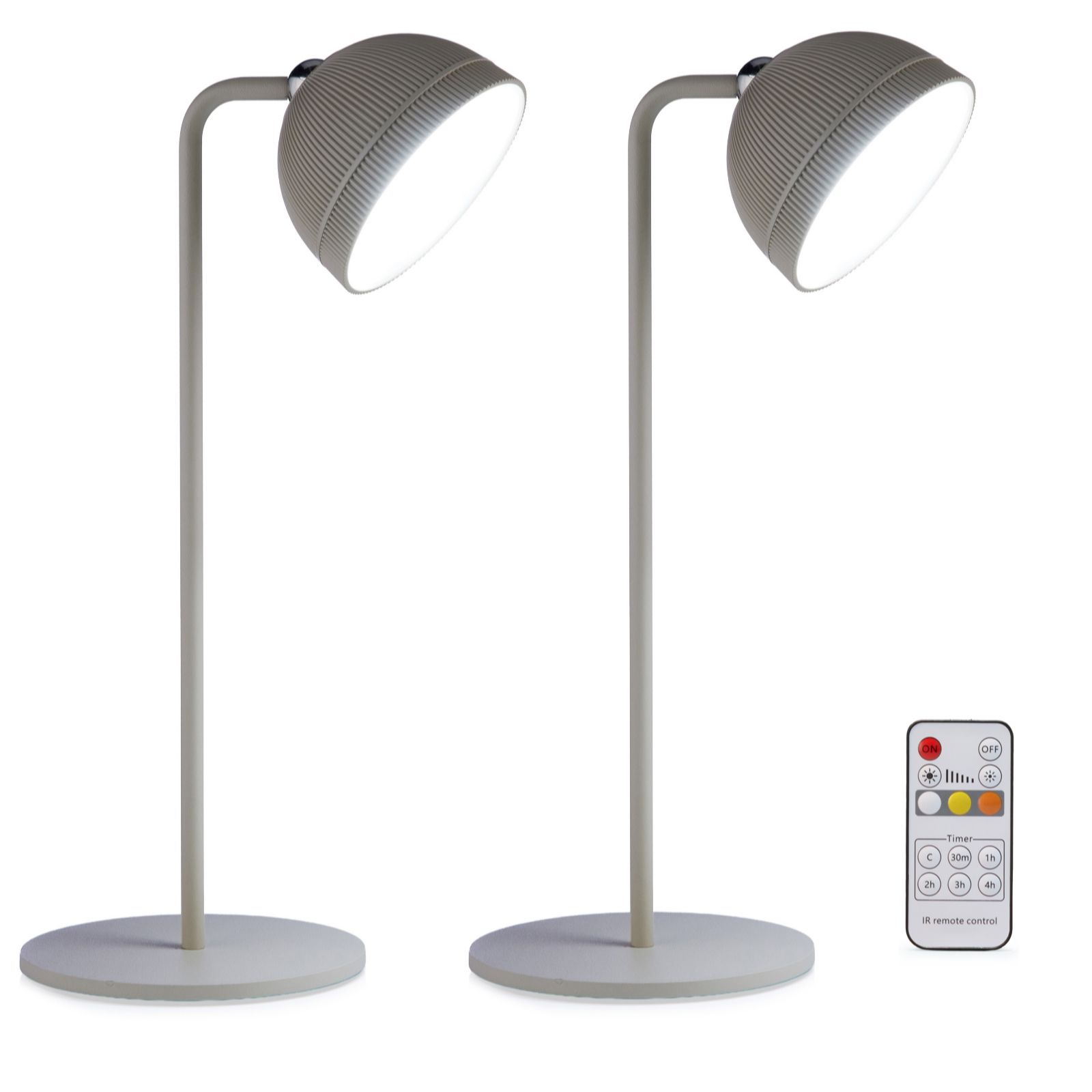 SiMPLi Set of 2 Indoor & Outdoor 4in1 Lamps with Remote