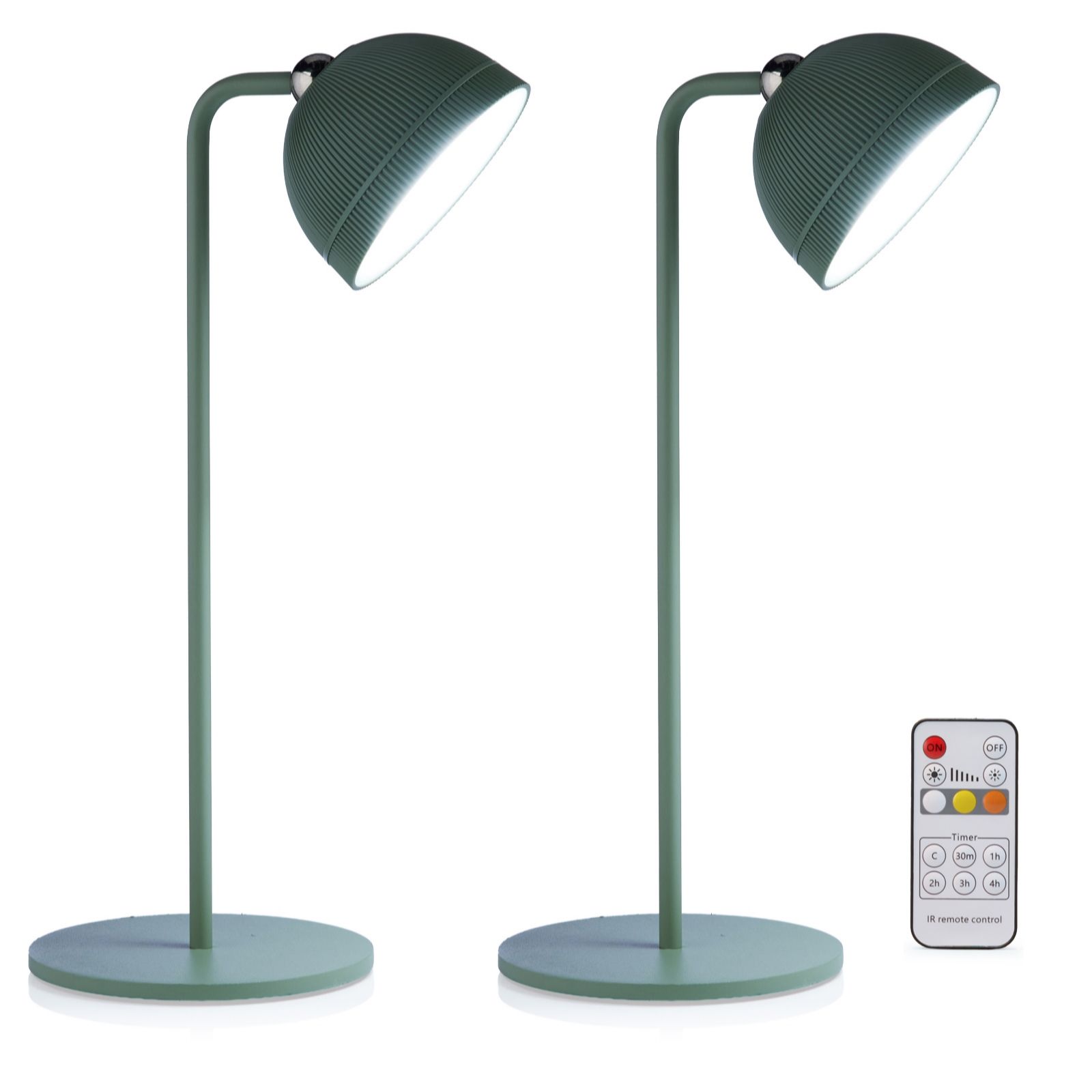 SiMPLi Set of 2 Indoor & Outdoor 4in1 Lamps with Remote