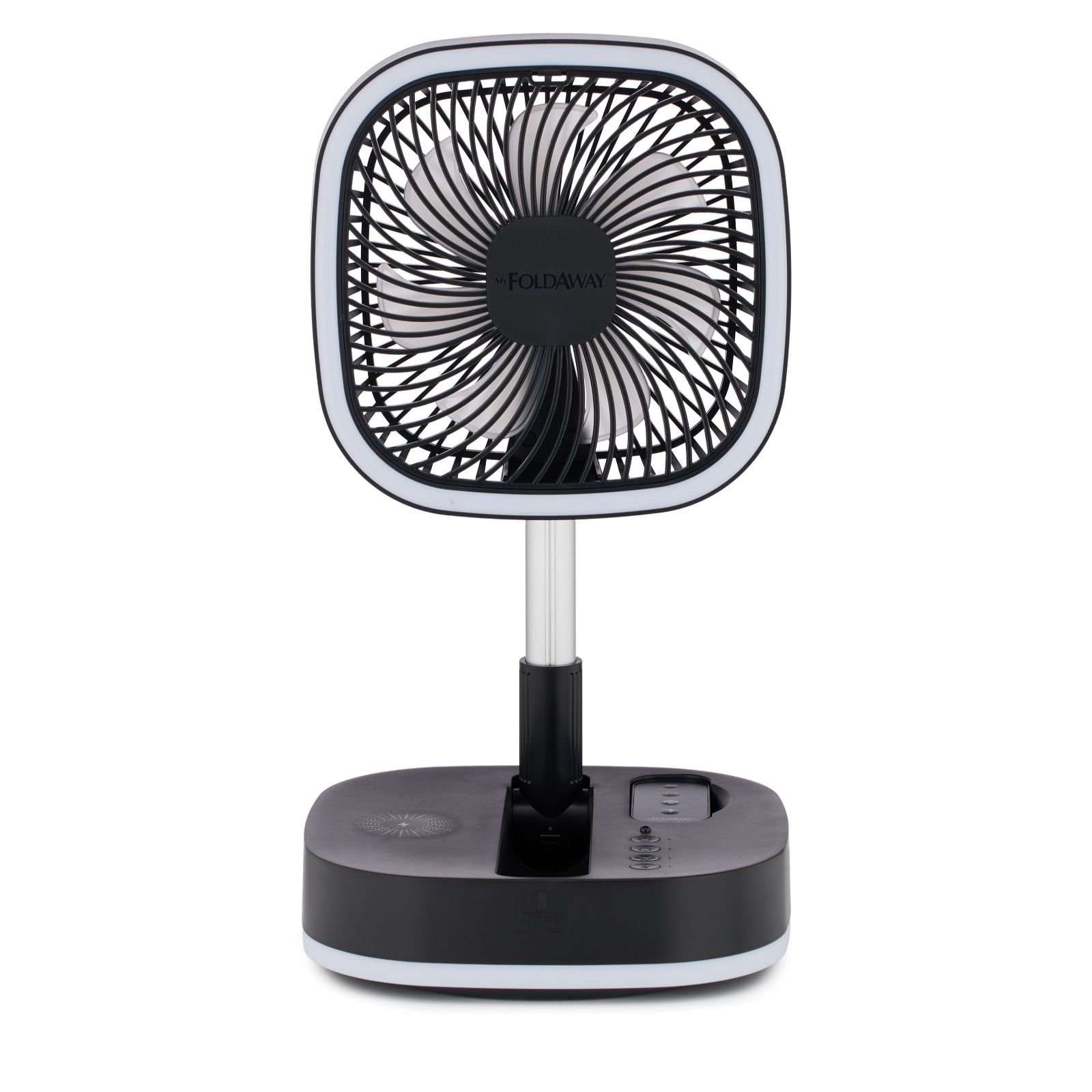 Outlet Bell & Howell Rechargeable Fan with Phone Charger & Remote