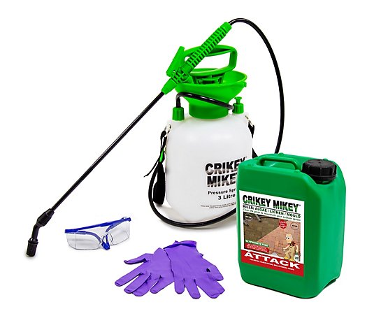 Crikey Mikey 5 Litre Attack Hard Surface Cleaner with Pressure Sprayer