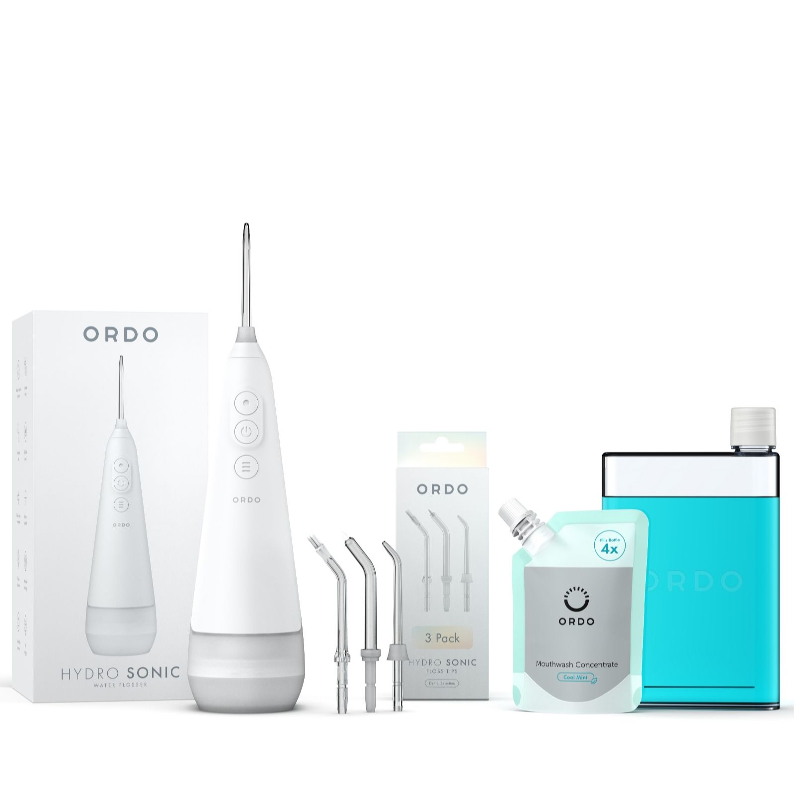 Ordo Hydro Sonic+ Water Flosser Travel Kit