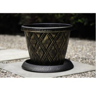 Thompson & Morgan 39cm Planter & Saucer x2