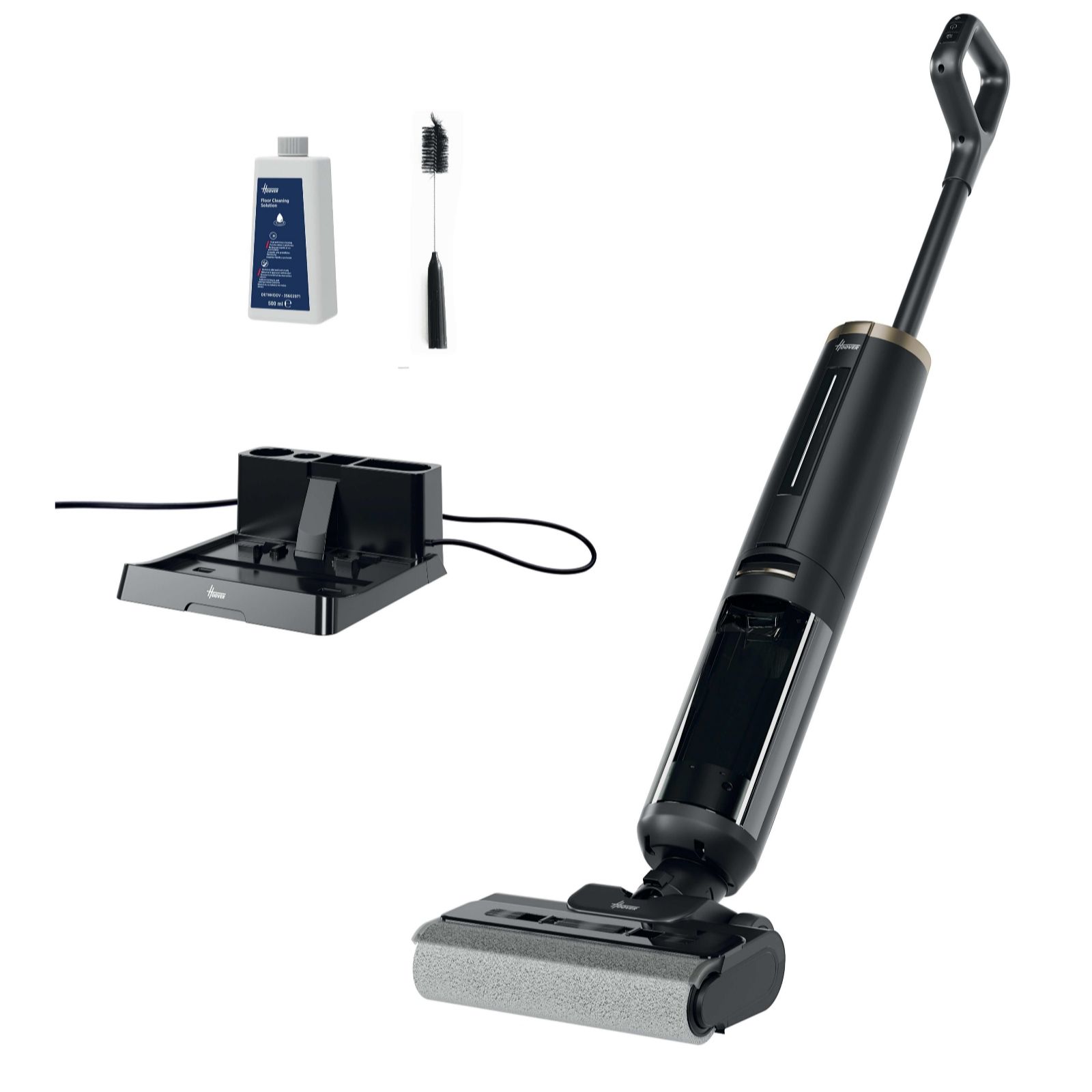 Turbo Clean Wet&Dry Hot Air Cordless Floor Washer& Vacuum w/Anti Hair Wrap