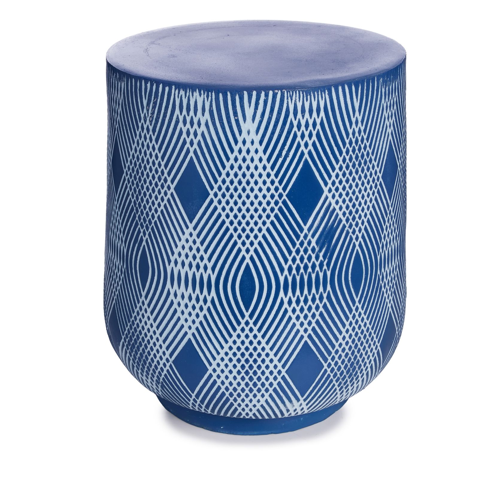 Outlet Sara by Sara Davies Indoor Outdoor Geometric Pattern Side Table