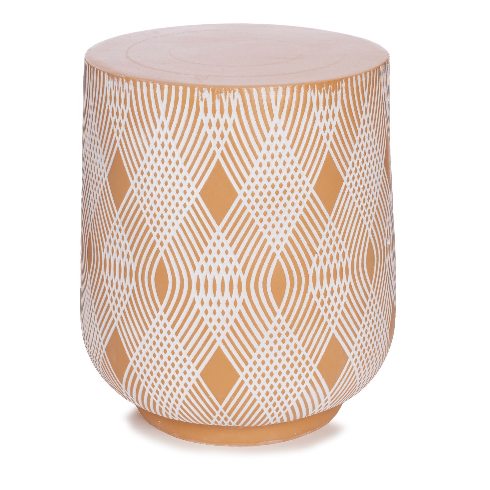 Outlet Sara by Sara Davies Indoor Outdoor Geometric Pattern Side Table