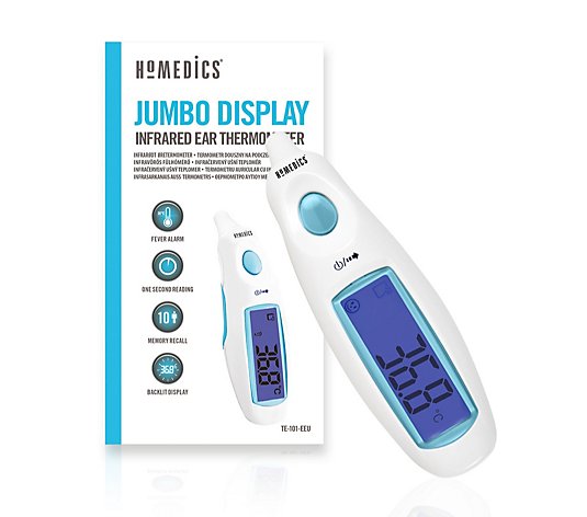 Homedics Jumbo Display Infrared Ear Thermometer