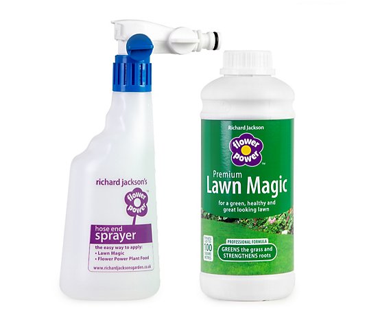 Richard Jackson's Premium Lawn Magic 1 litre and Sprayer