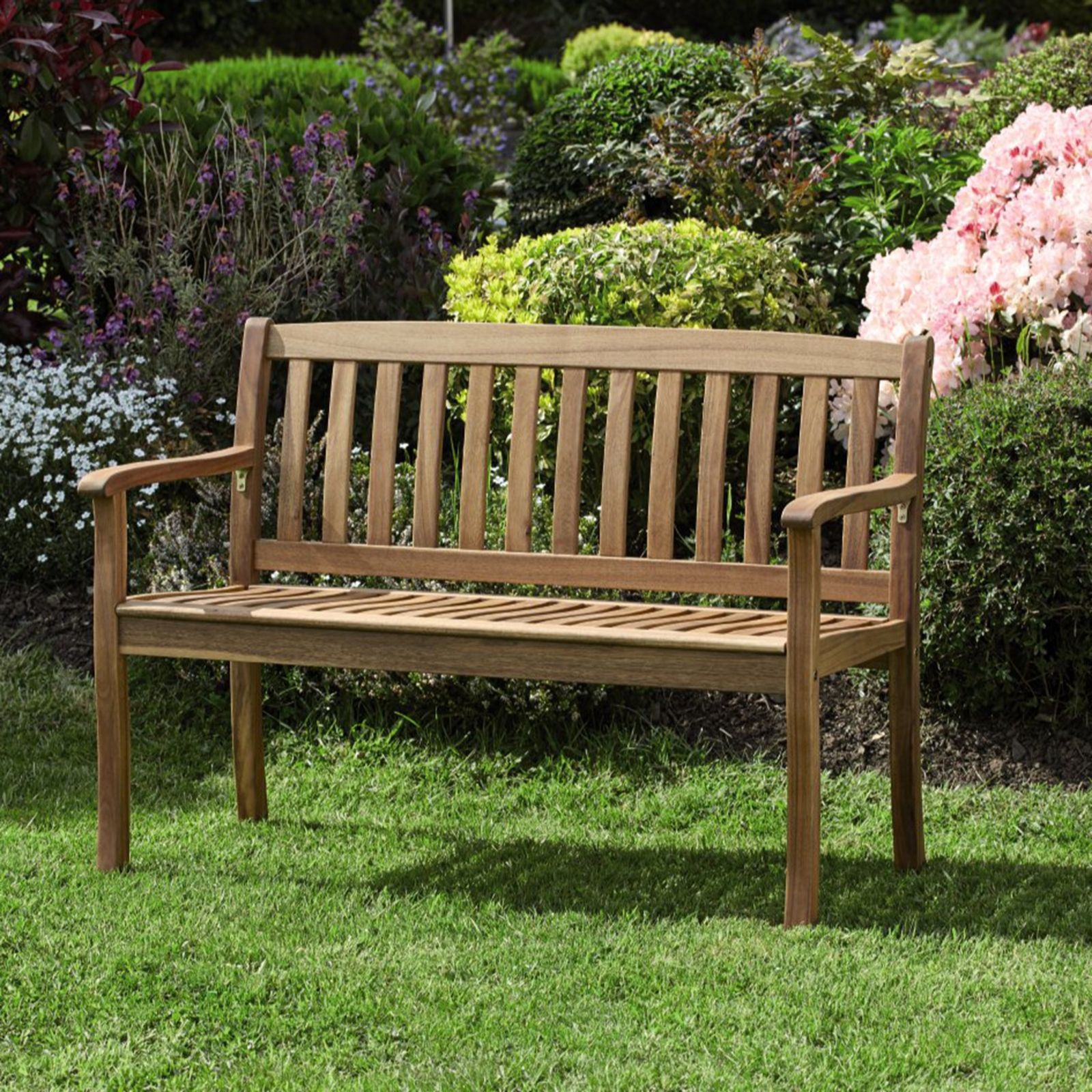 Thompson & Morgan Acacia Seren Garden Bench - QVC UK