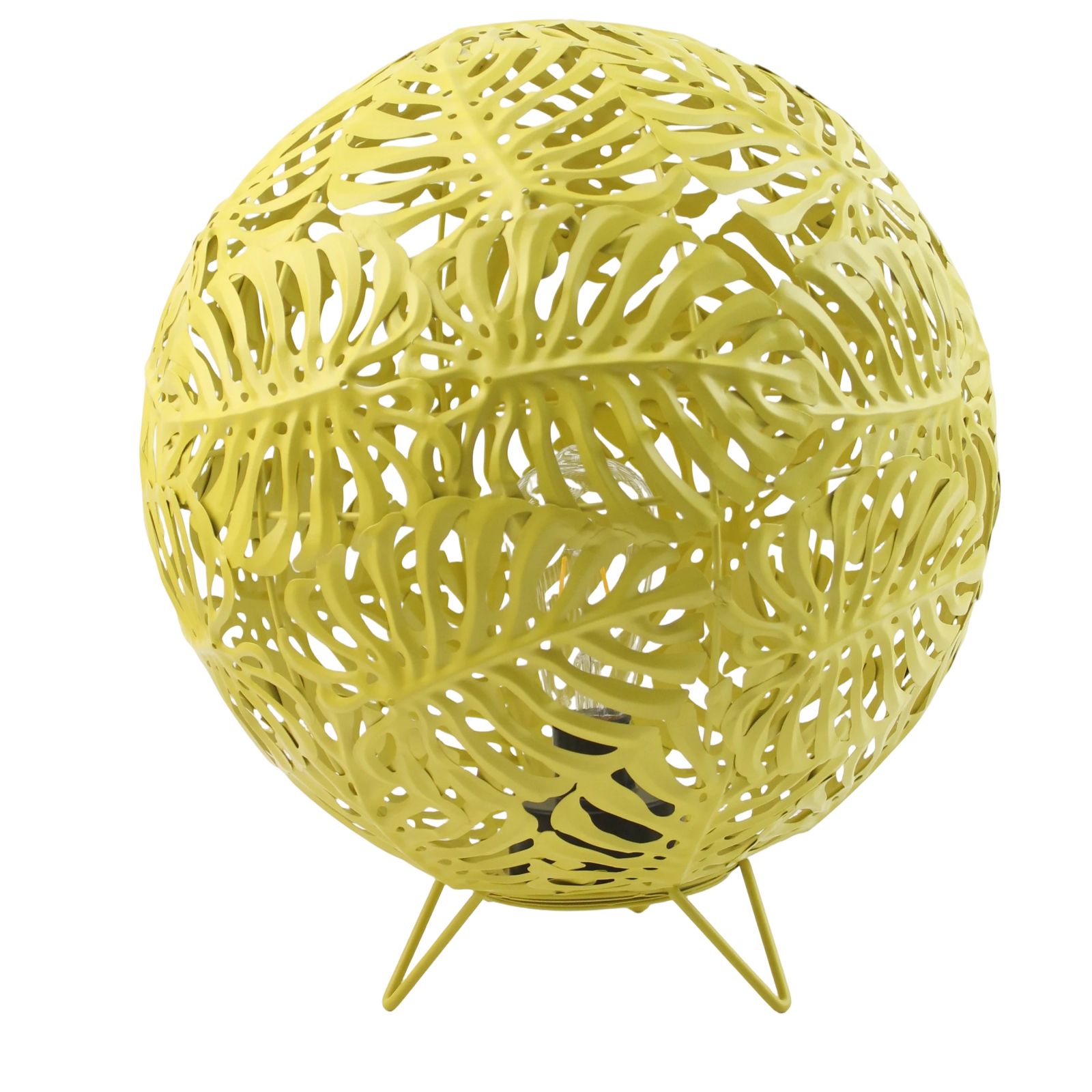 Garden Stories Large Footed Globe Tropical Metal Lantern