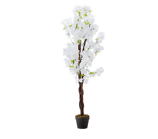 Innovators Faux Cherry White Blossom Tree