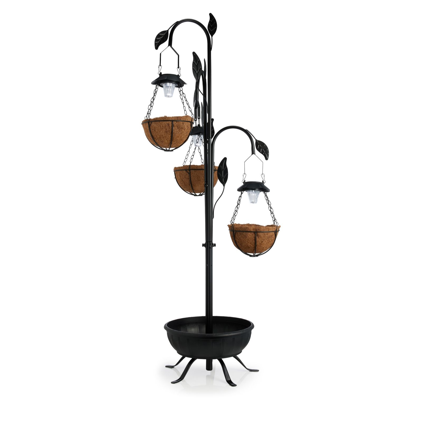 Grumpy Gardener Solar Hanging Basket Planter