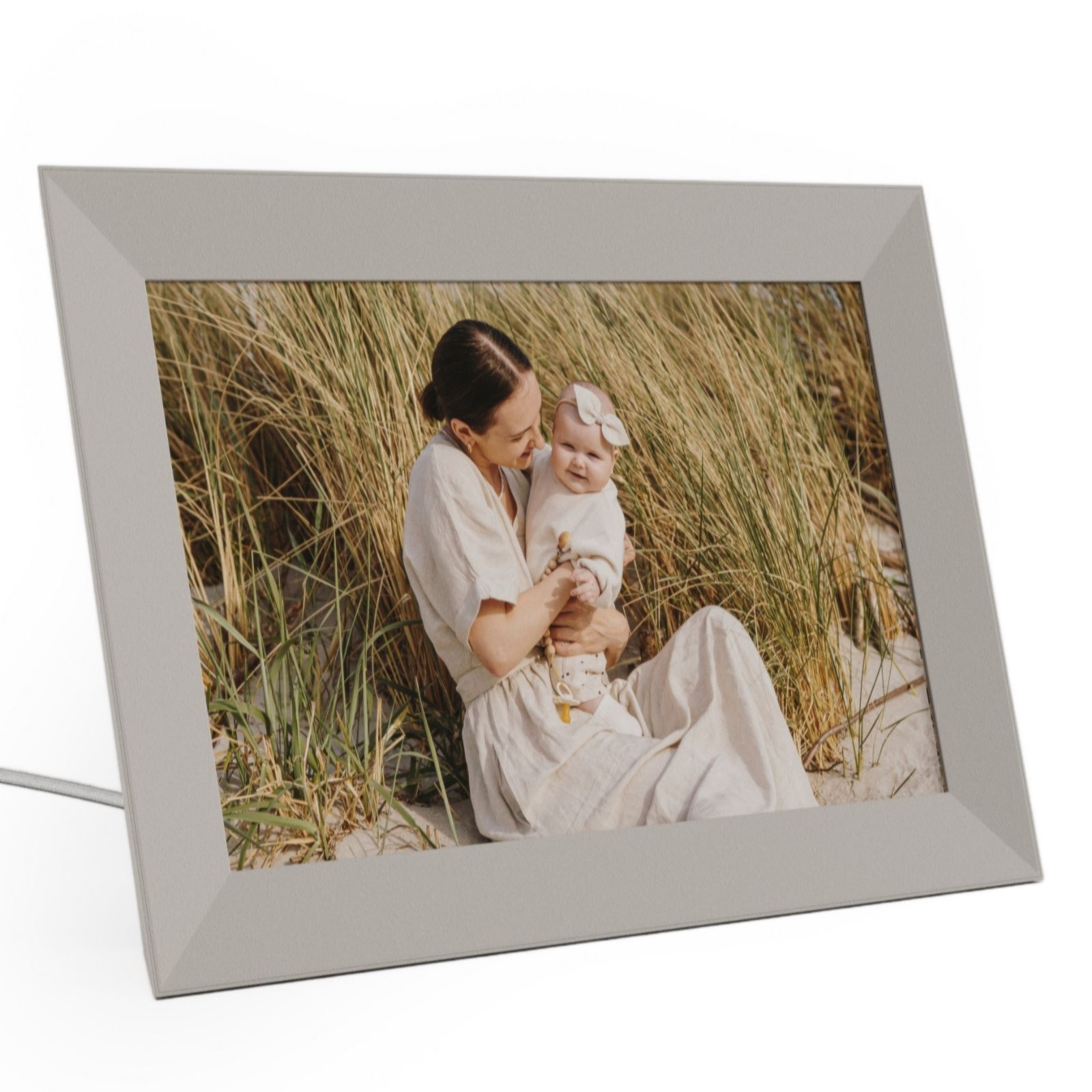 Ansel by Aura Textured Stone Effect 10.1 Inch WiFi Digital Photo Frame