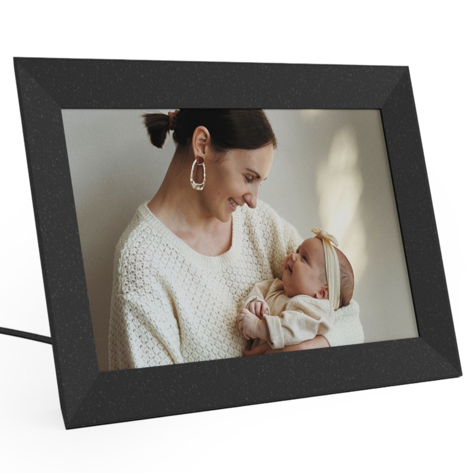 Ansel by Aura Textured Stone Effect 10.1 Inch WiFi Digital Photo Frame