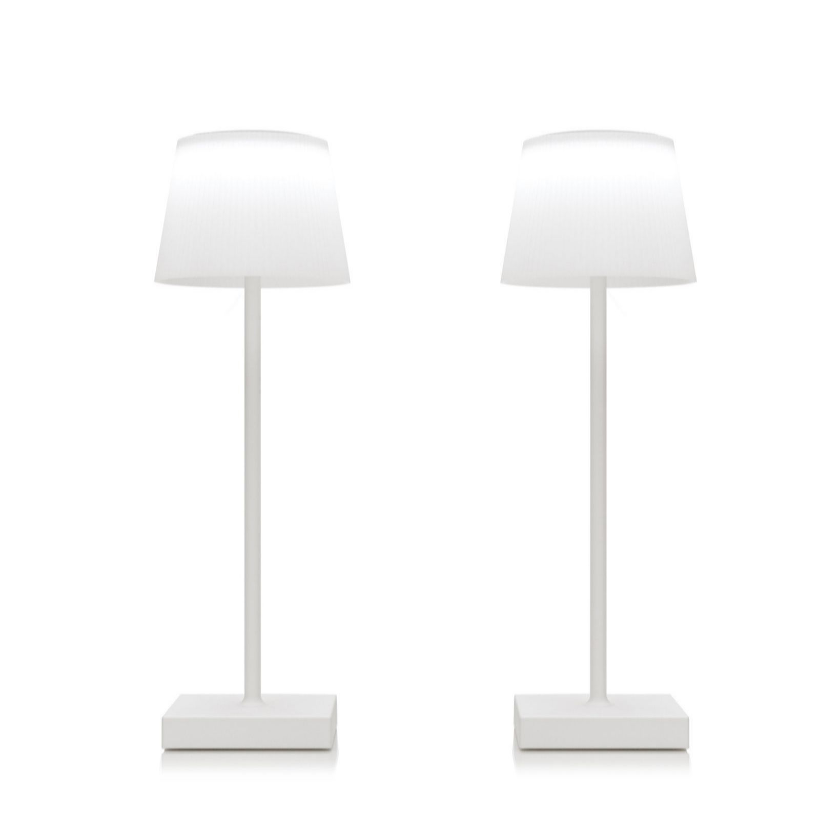 Outlet SFIXX Set of 2 2in1 Rechargeable Table Wall Lamp