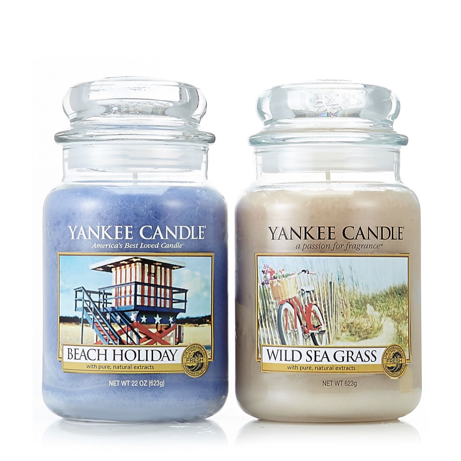 Yankee Candle Set of 2 Trend Collection Large Jars QVC UK
