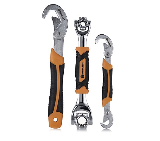 Buildcraft Set of 3 Adjustable Wrenches